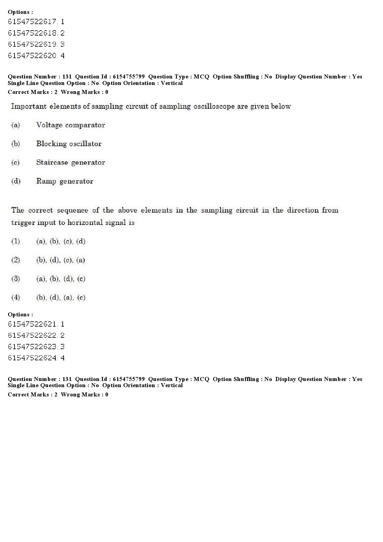 UGC NET Electronic Science Question Paper December 2019 139