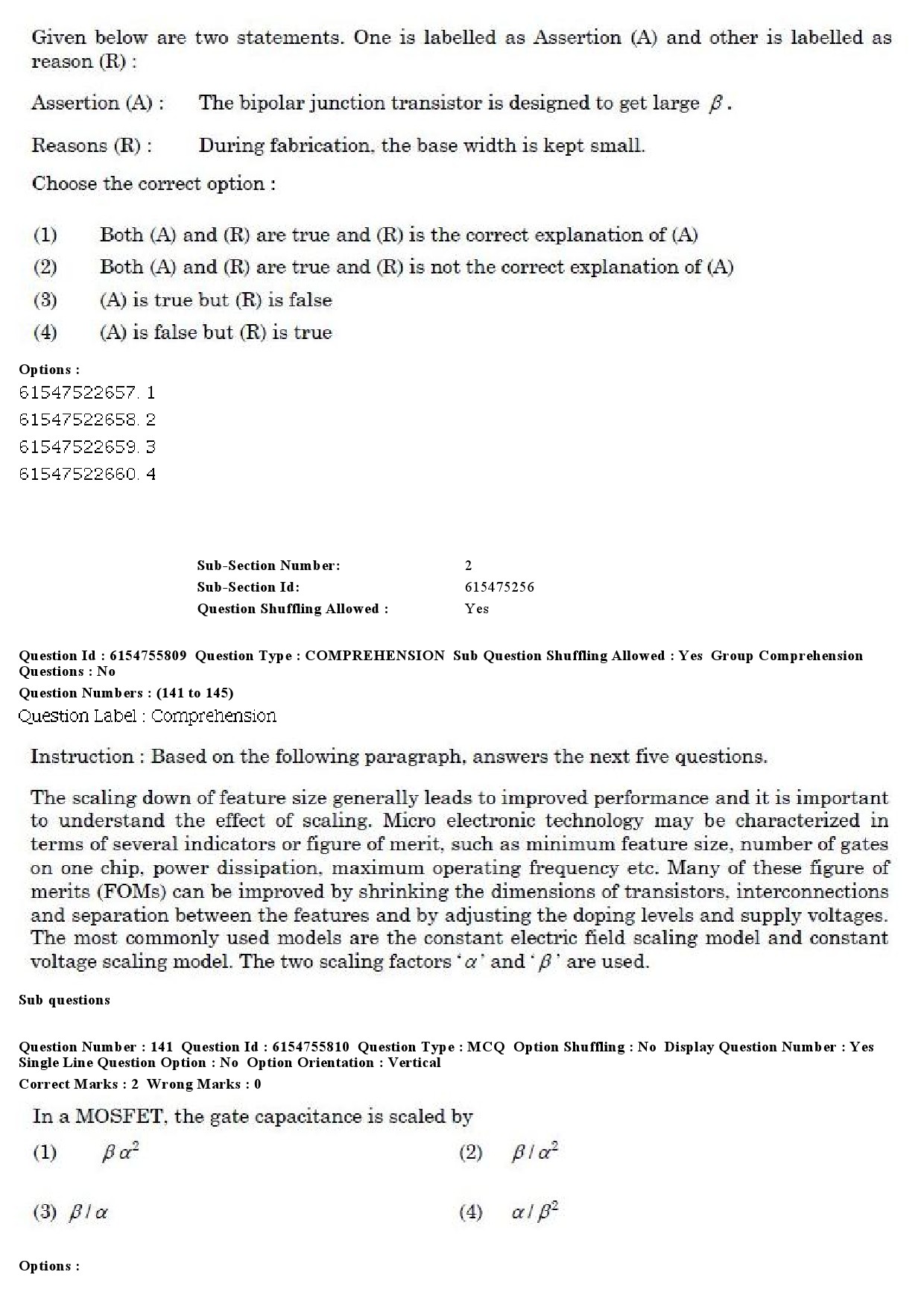 UGC NET Electronic Science Question Paper December 2019 153