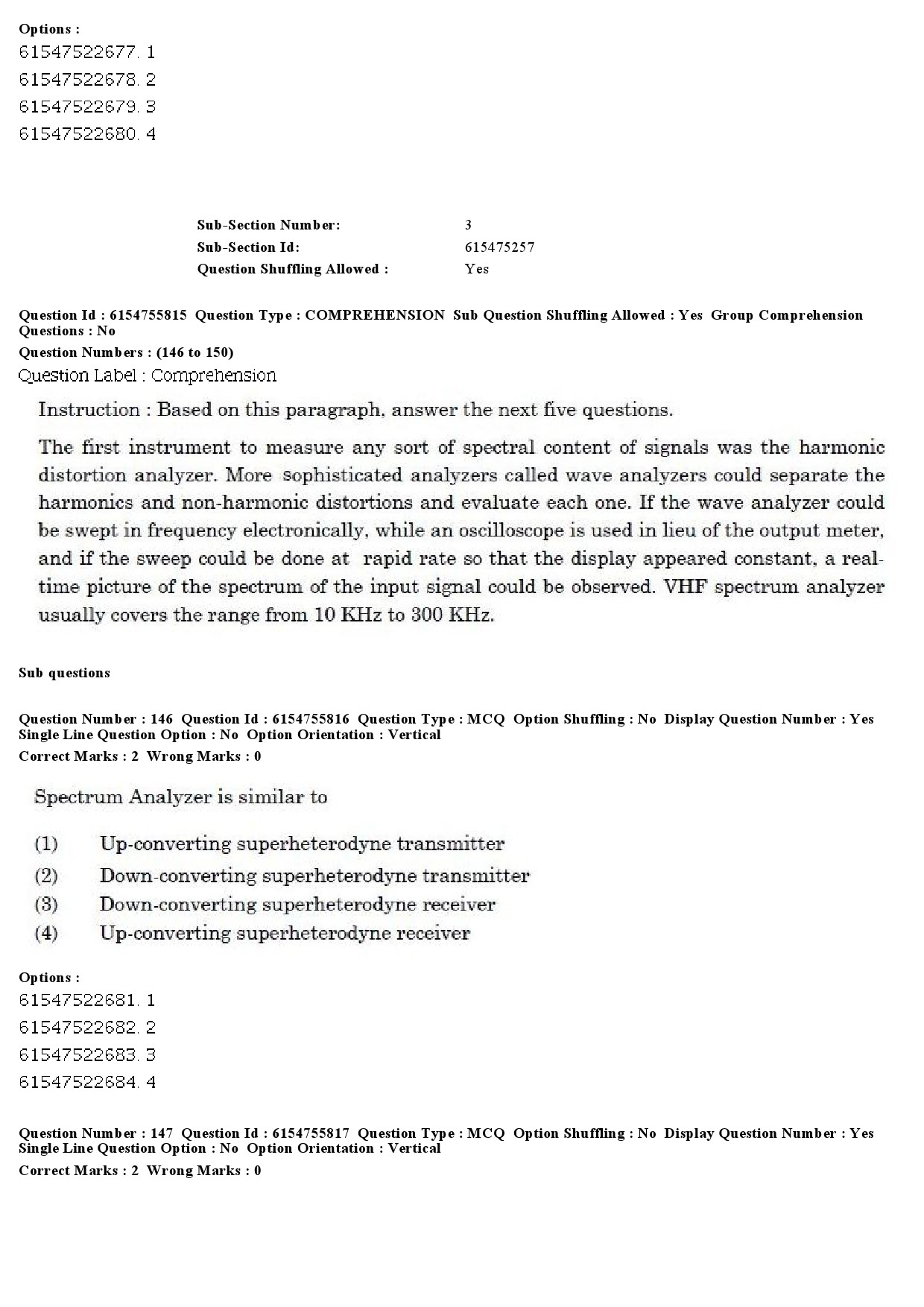 UGC NET Electronic Science Question Paper December 2019 157