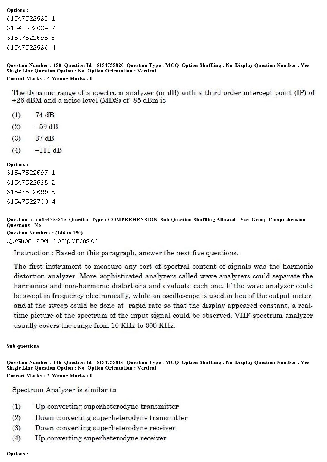 UGC NET Electronic Science Question Paper December 2019 159