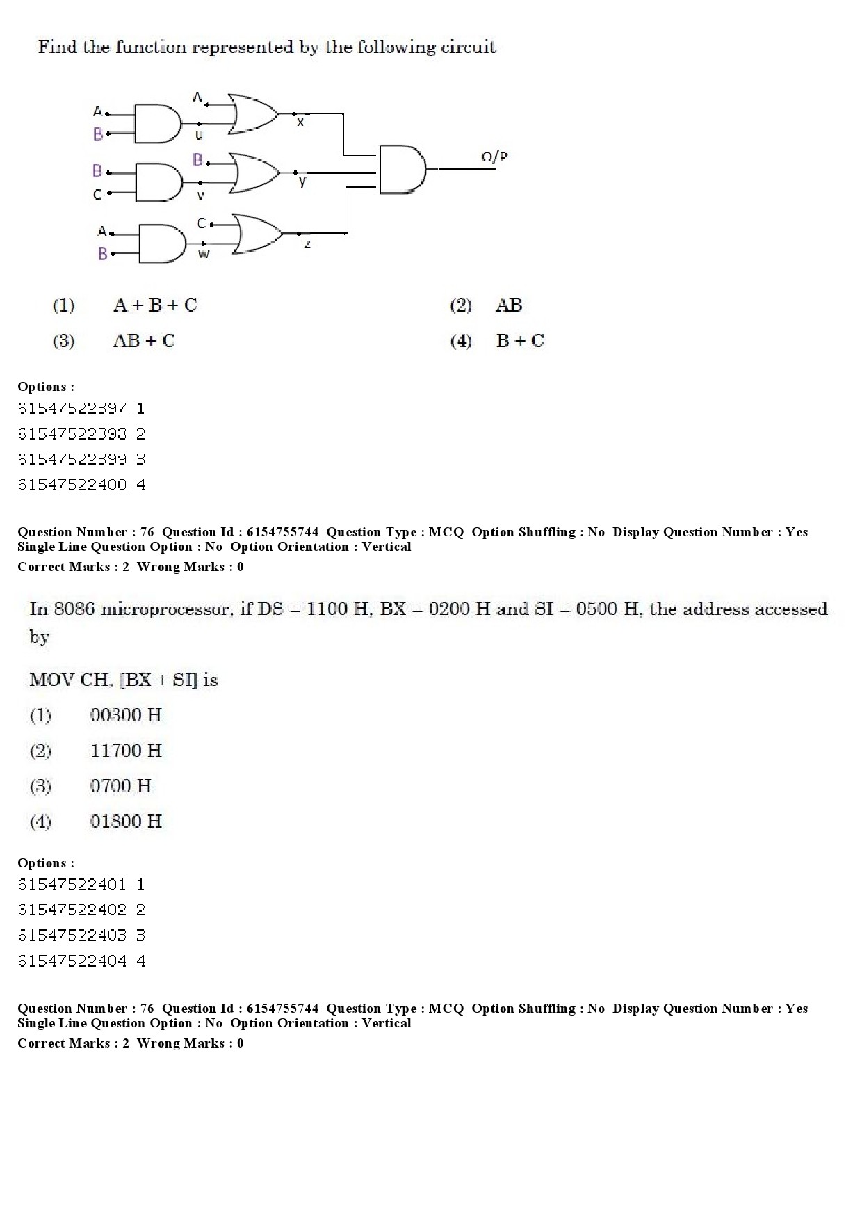 UGC NET Electronic Science Question Paper December 2019 66