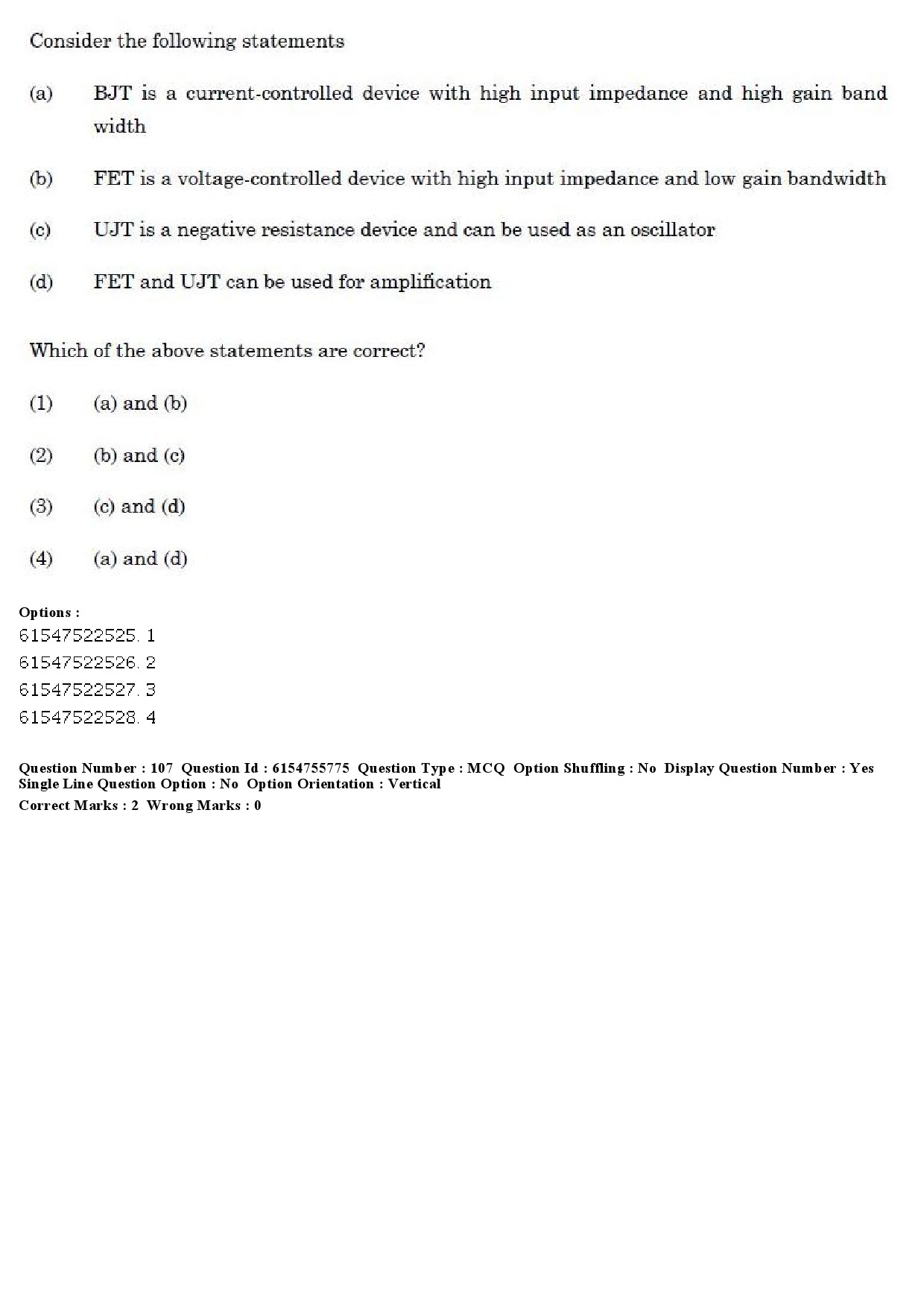 UGC NET Electronic Science Question Paper December 2019 99