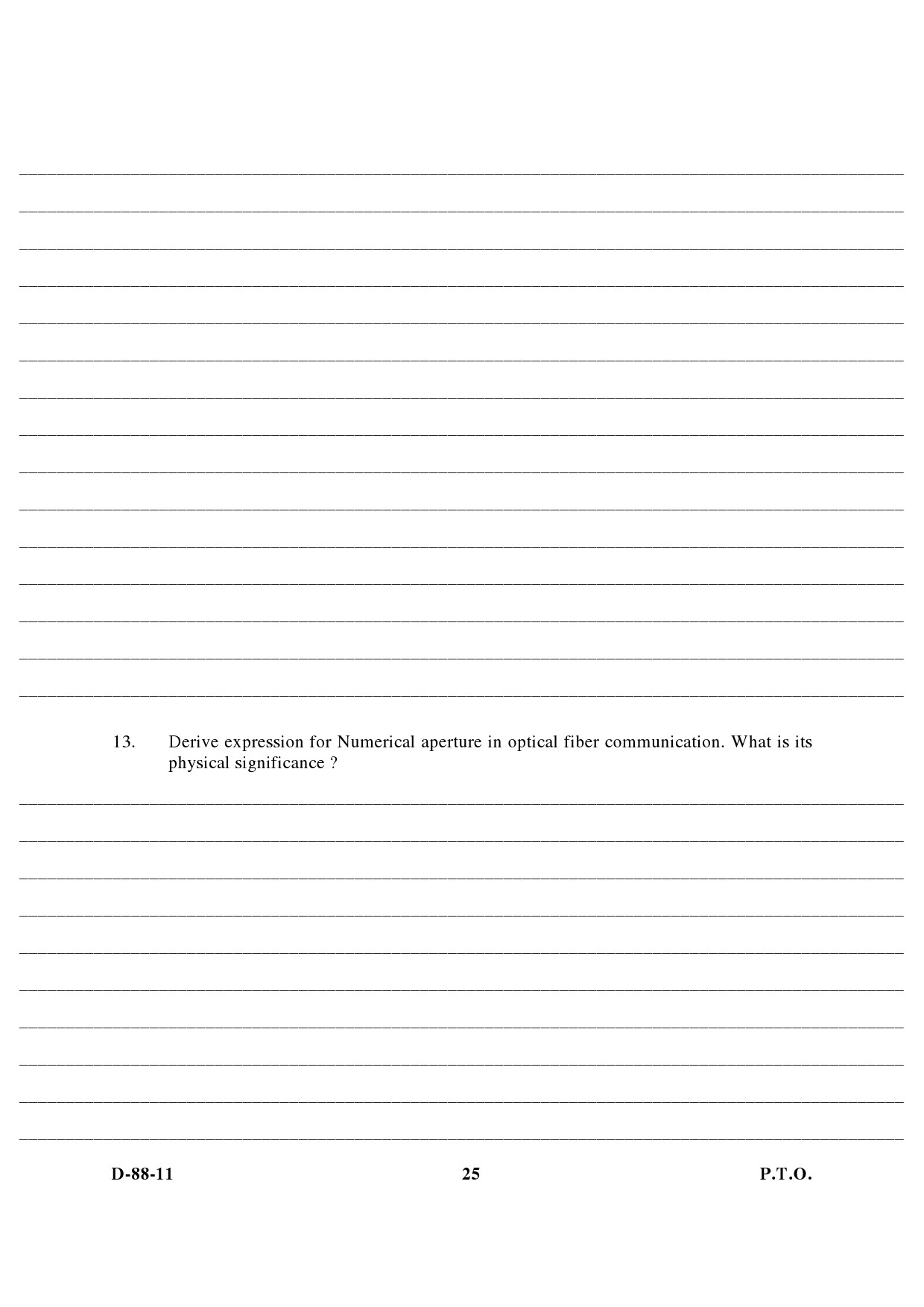 UGC NET Electronic Science Question Paper III December 2011 11