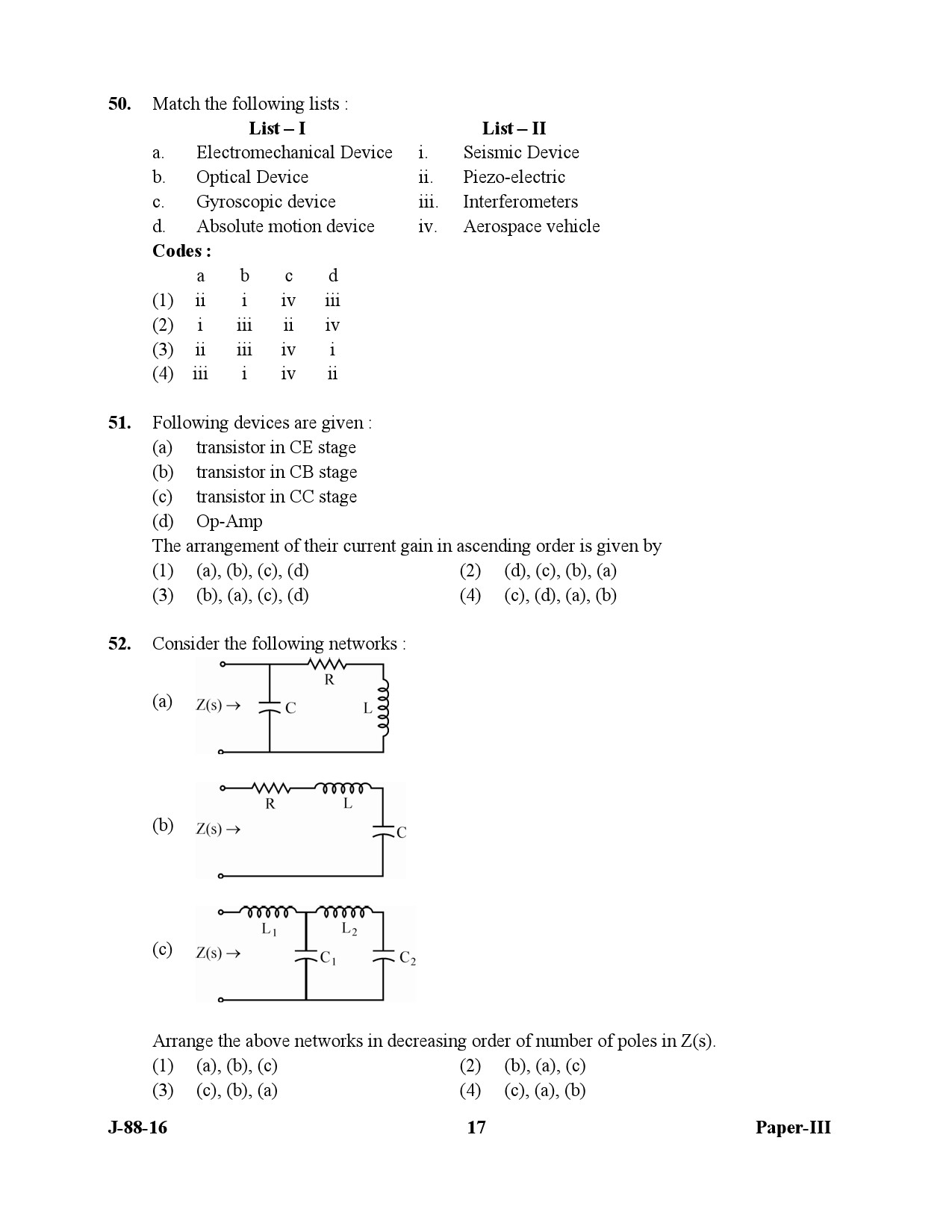 UGC NET Electronic Science Question Paper III July 2016 17