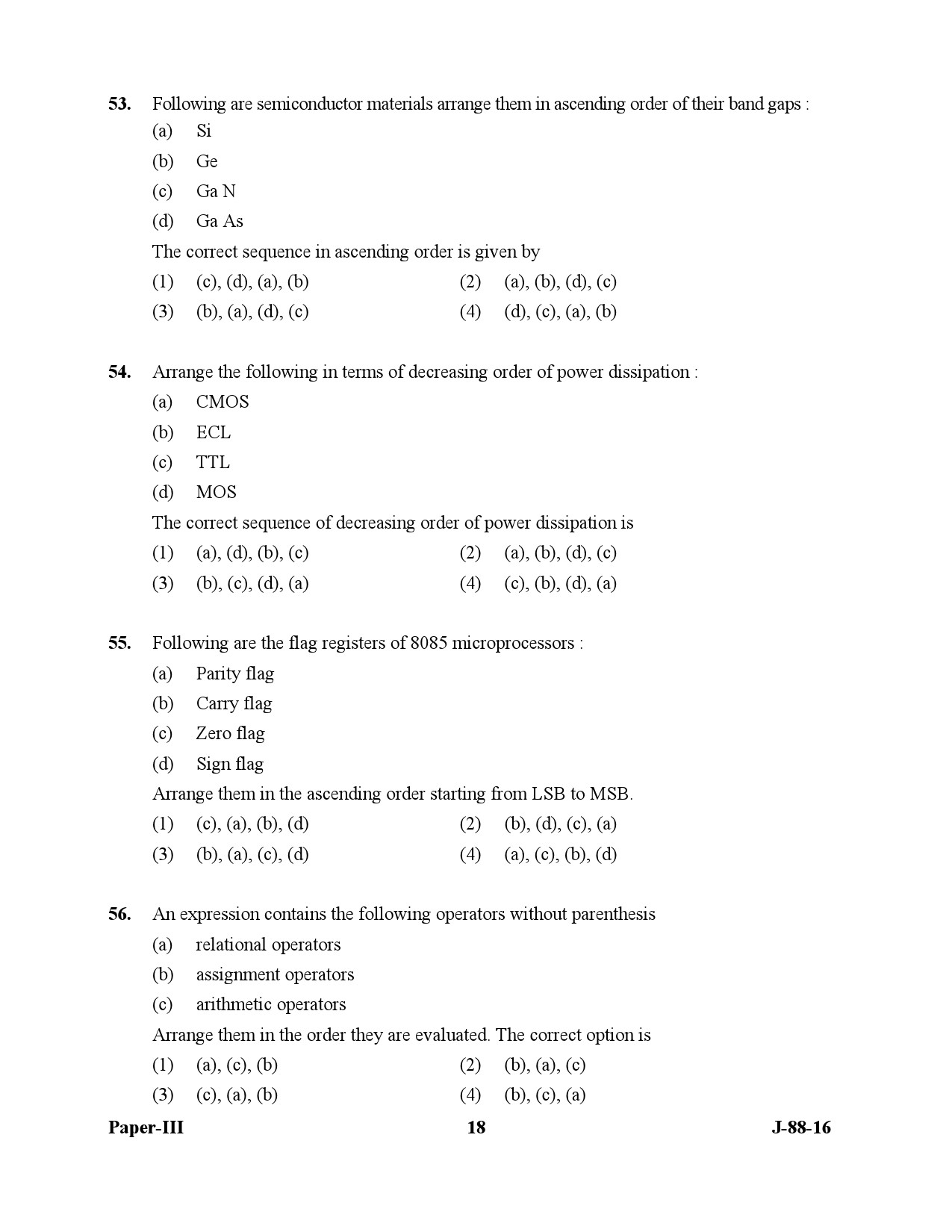 UGC NET Electronic Science Question Paper III July 2016 18