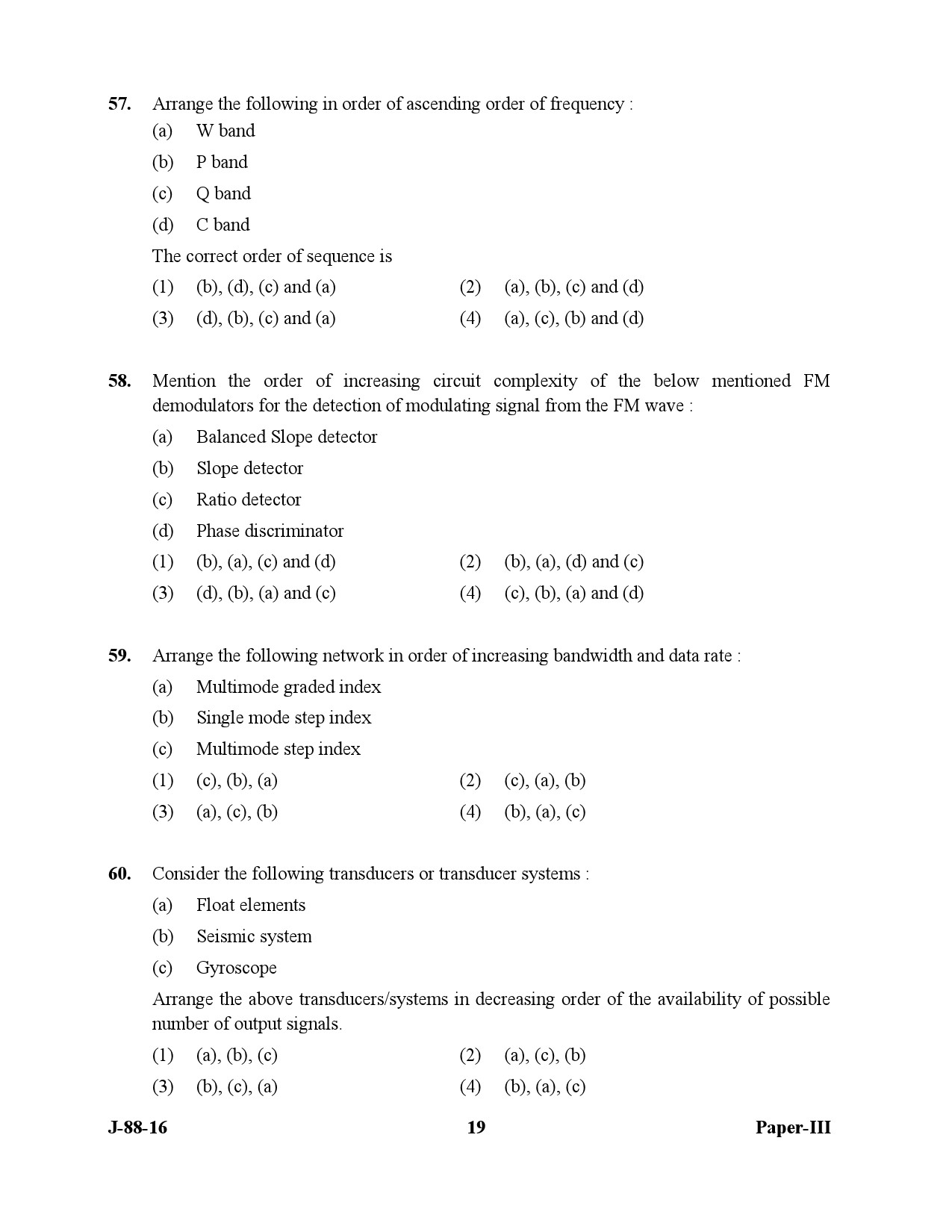 UGC NET Electronic Science Question Paper III July 2016 19