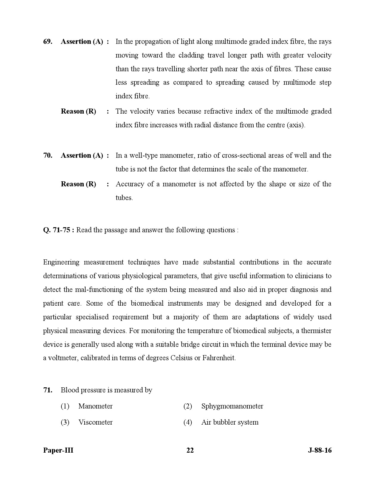 UGC NET Electronic Science Question Paper III July 2016 22