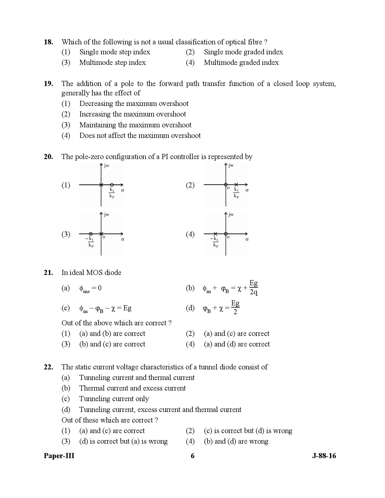 UGC NET Electronic Science Question Paper III July 2016 6