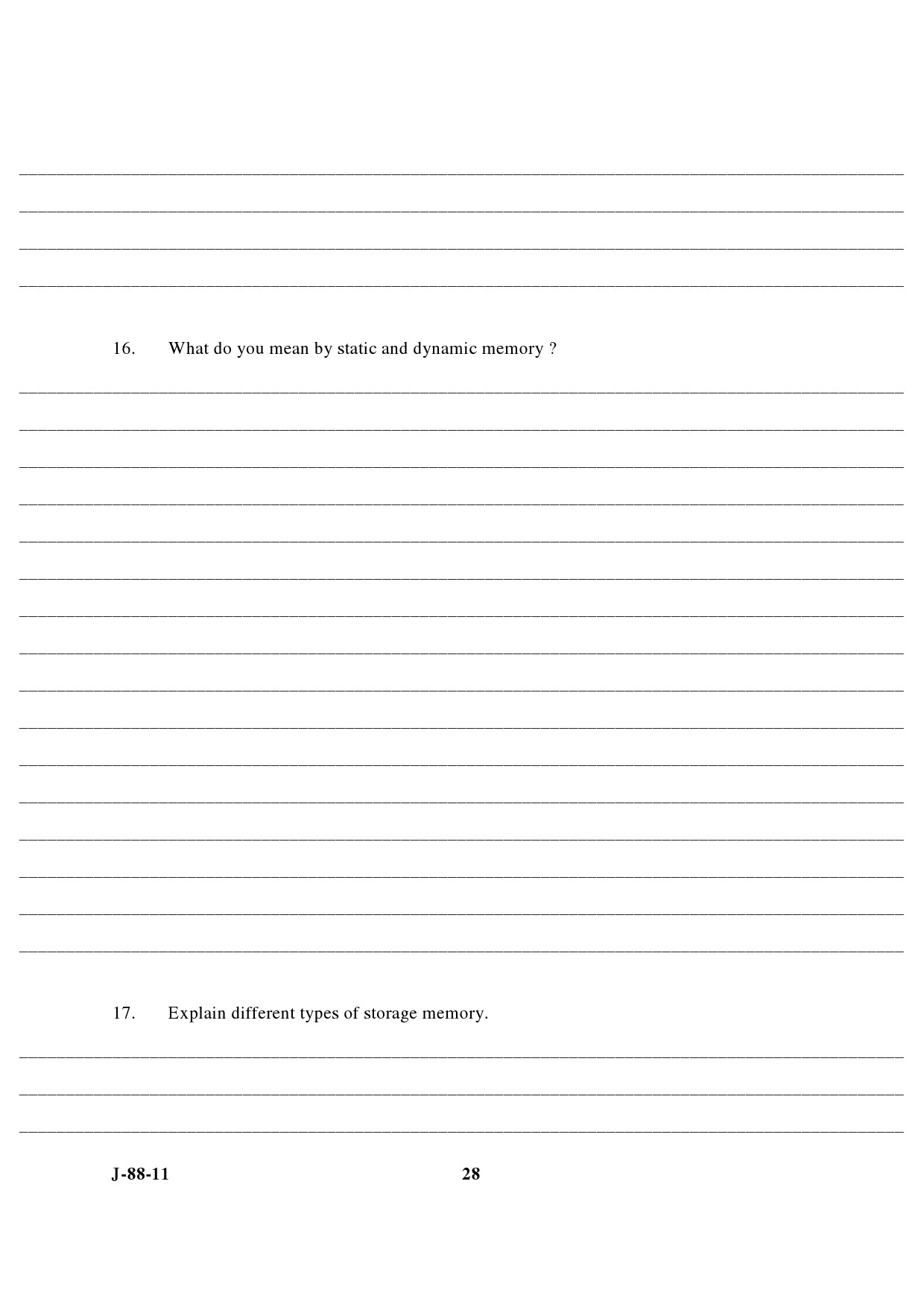 UGC NET Electronic Science Question Paper III June 2011 14