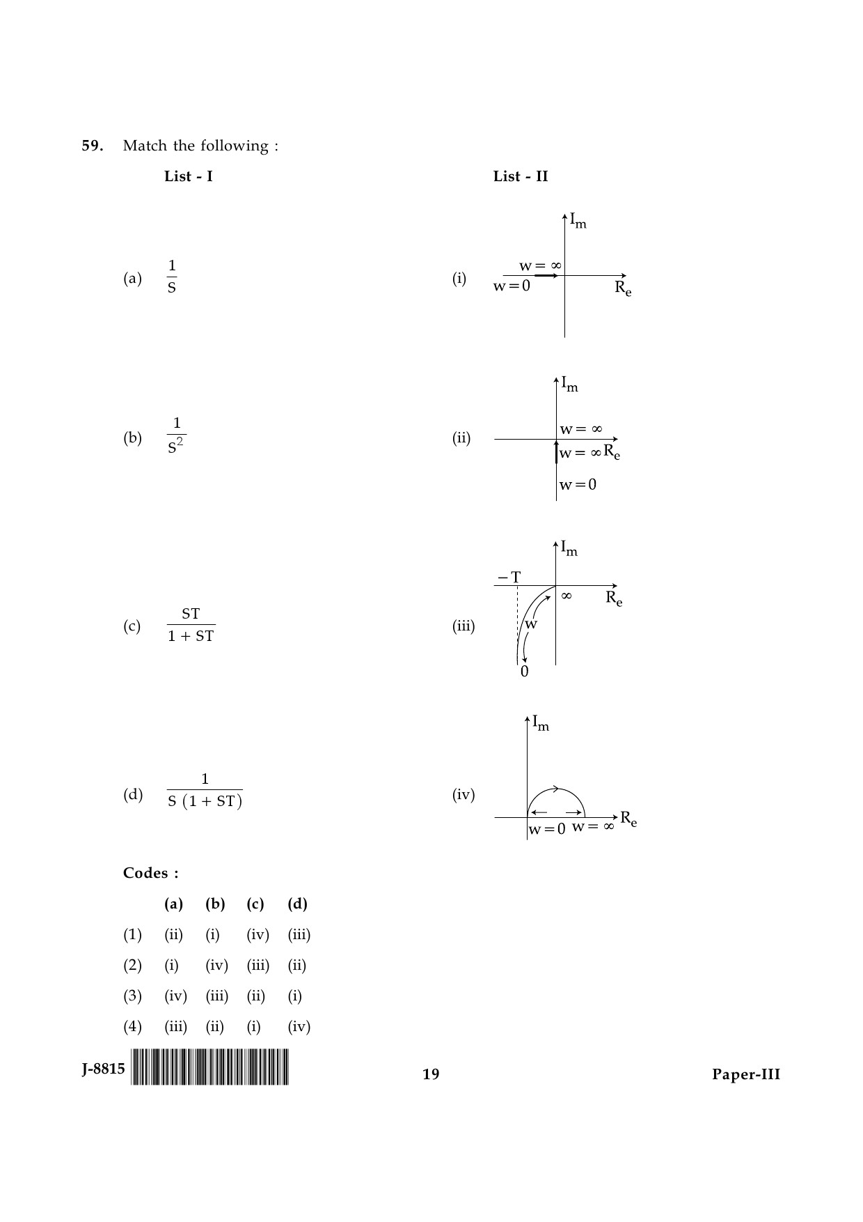 UGC NET Electronic Science Question Paper III June 2015 19