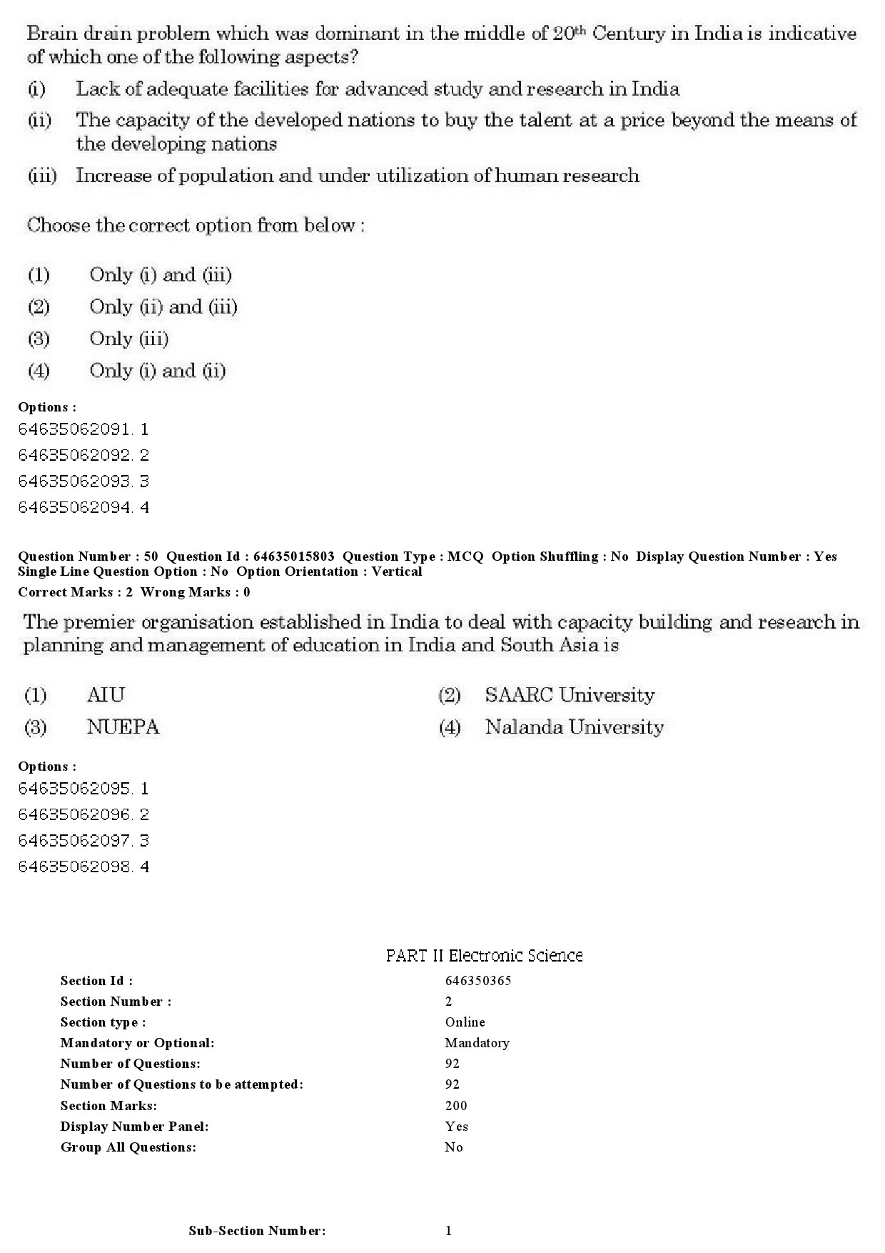 UGC NET Electronic Science Question Paper June 2019 23