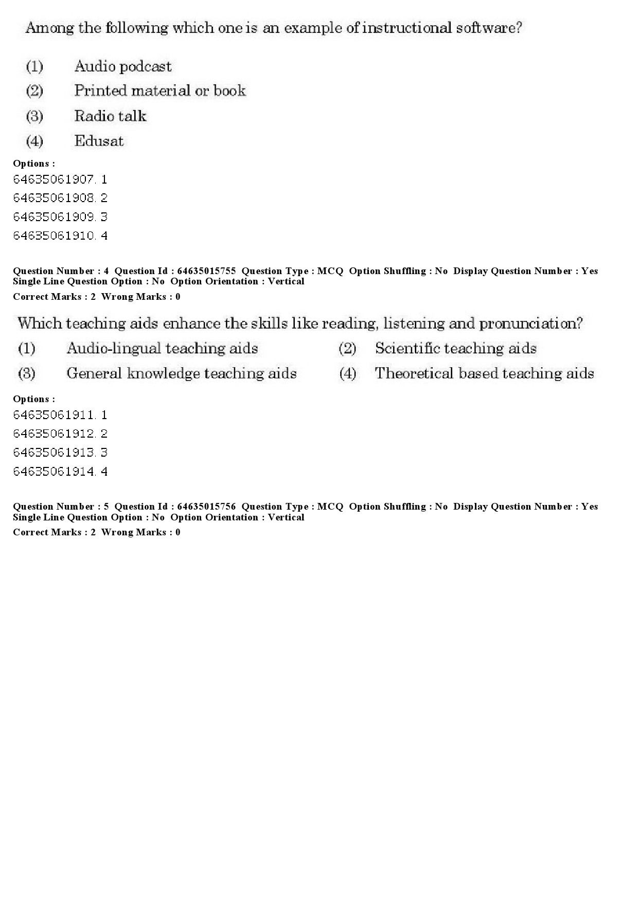 UGC NET Electronic Science Question Paper June 2019 3