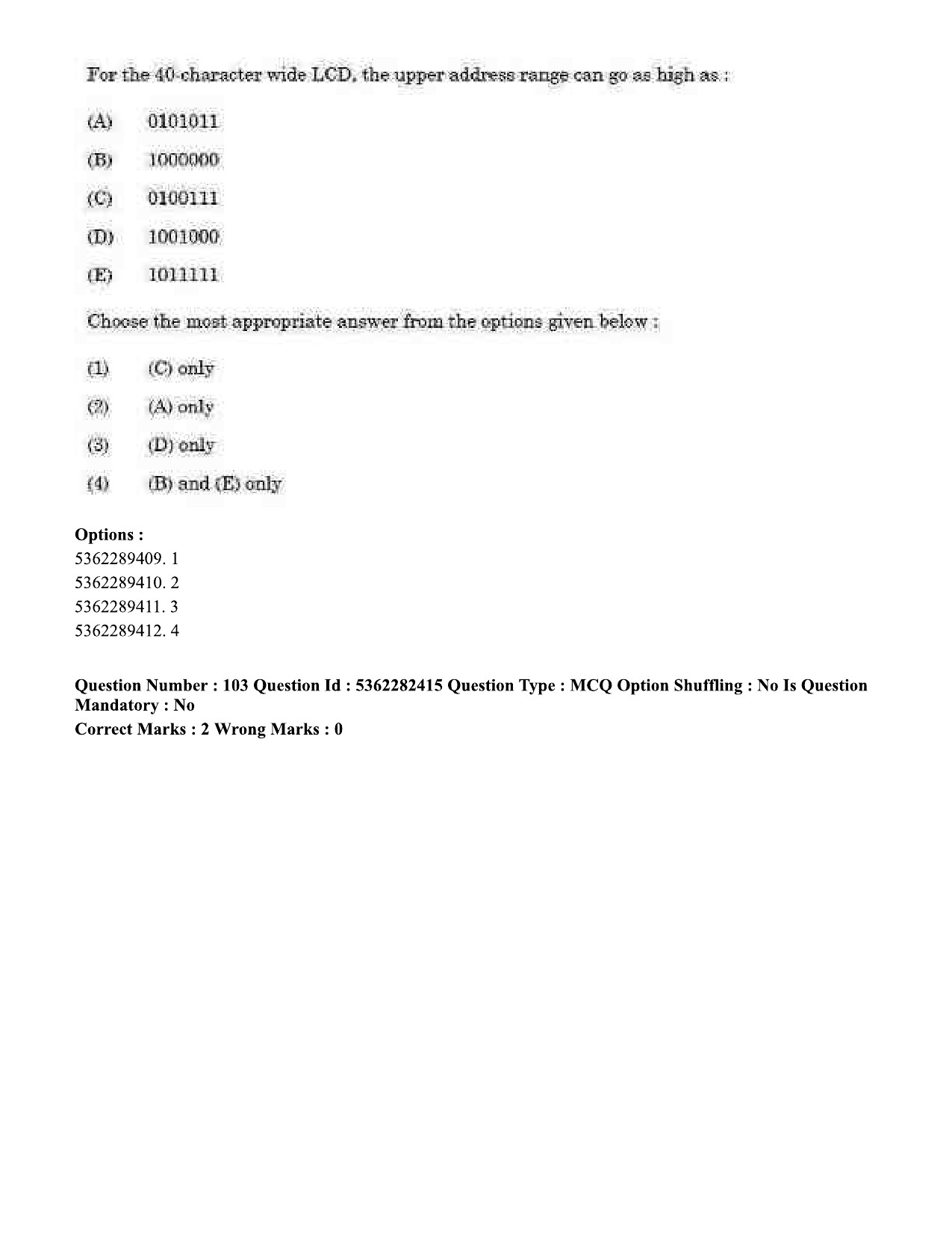 UGC NET Electronic Science Question Paper September 2020 104