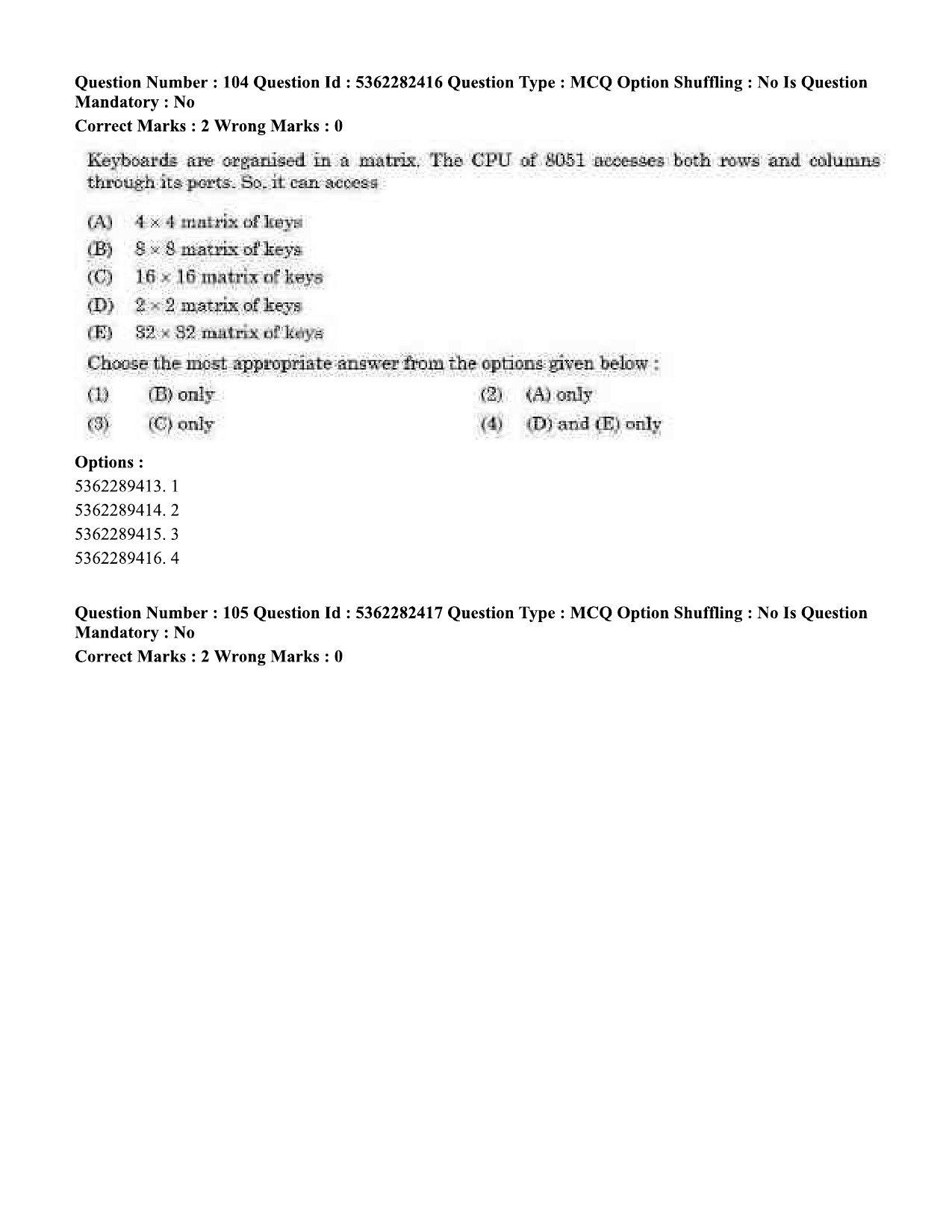 UGC NET Electronic Science Question Paper September 2020 106