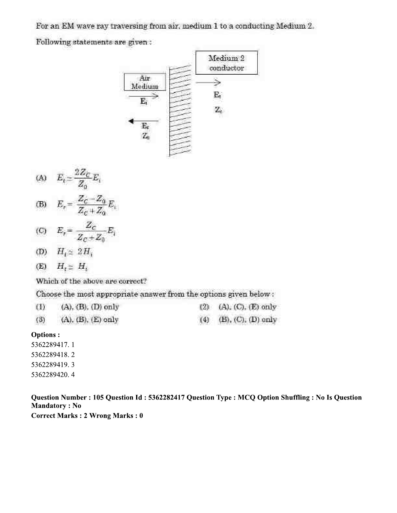 UGC NET Electronic Science Question Paper September 2020 107