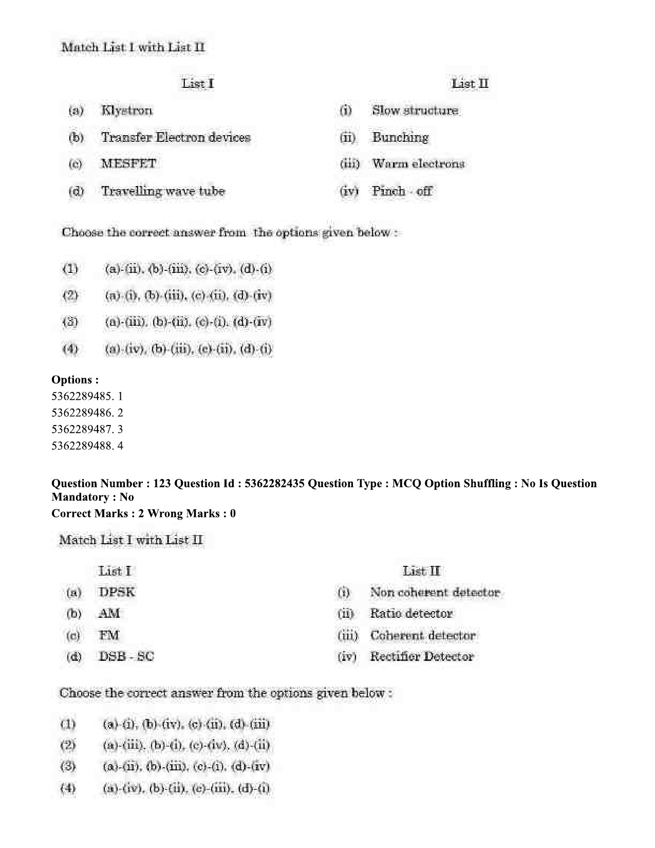 UGC NET Electronic Science Question Paper September 2020 132