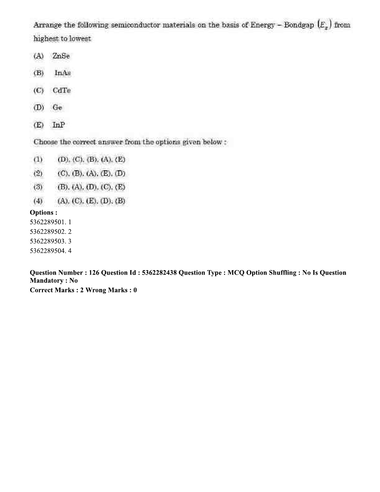 UGC NET Electronic Science Question Paper September 2020 138