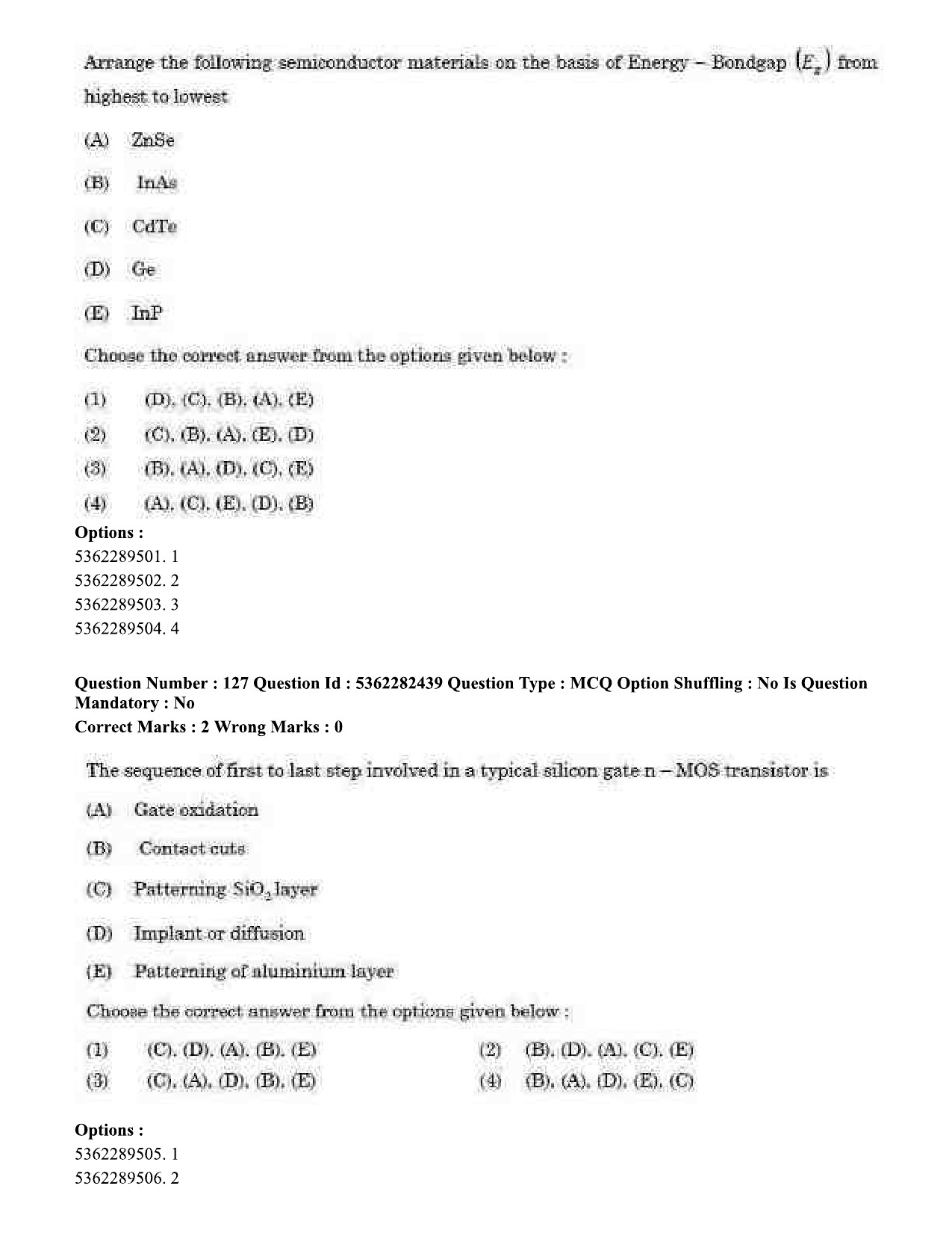 UGC NET Electronic Science Question Paper September 2020 139