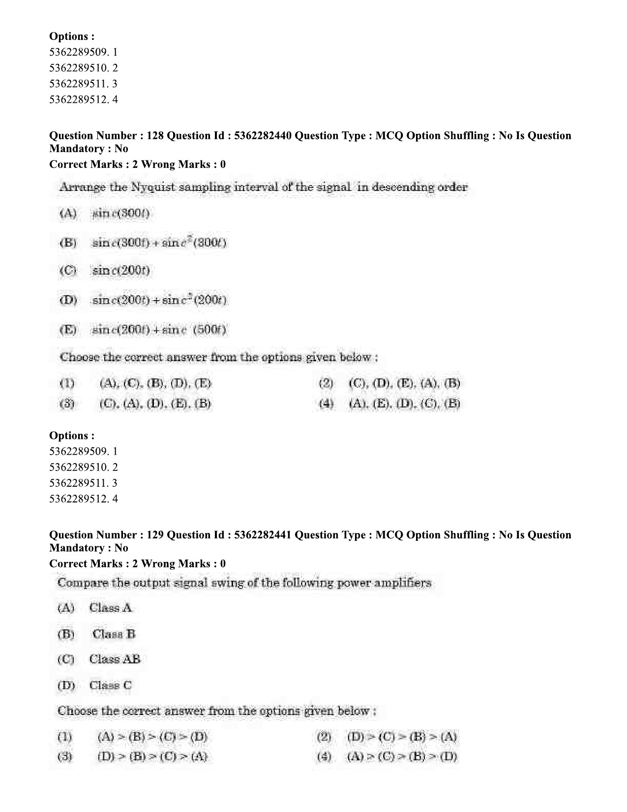 UGC NET Electronic Science Question Paper September 2020 141