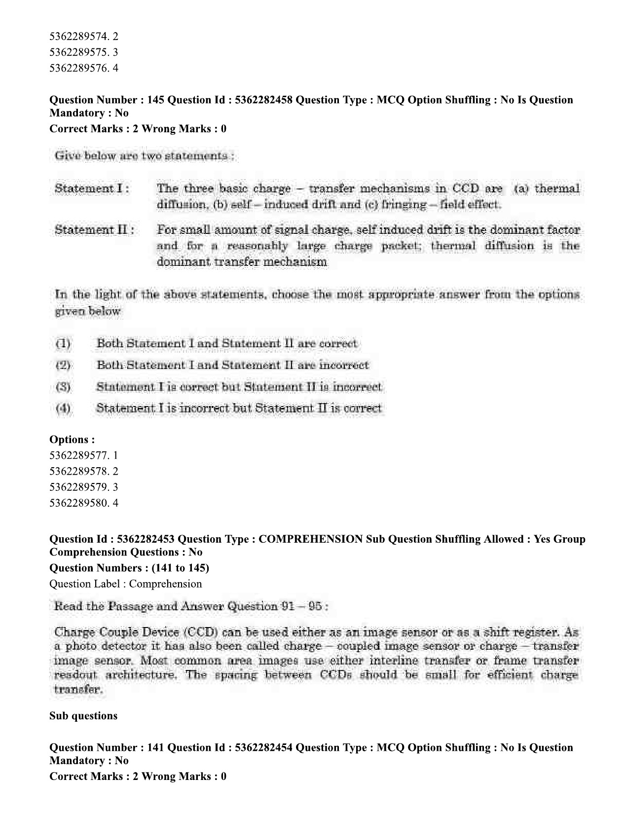 UGC NET Electronic Science Question Paper September 2020 156