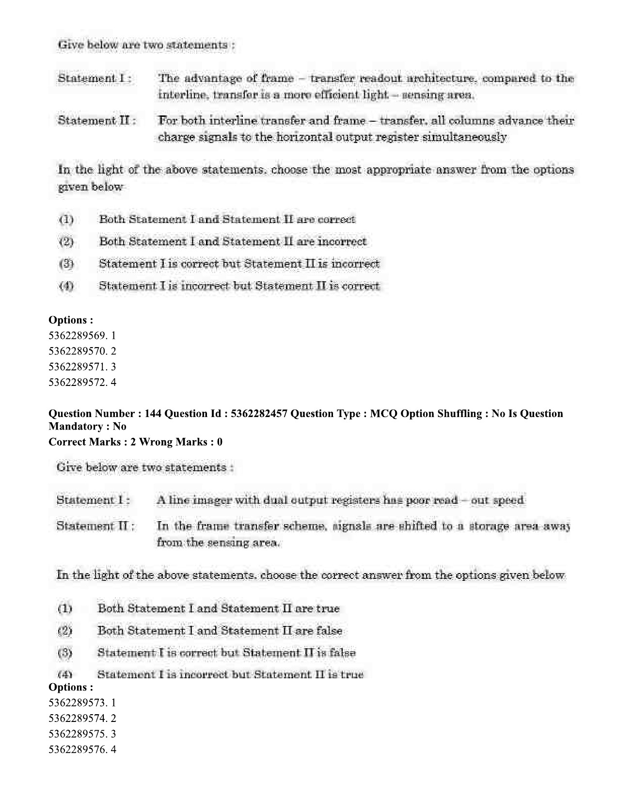 UGC NET Electronic Science Question Paper September 2020 158