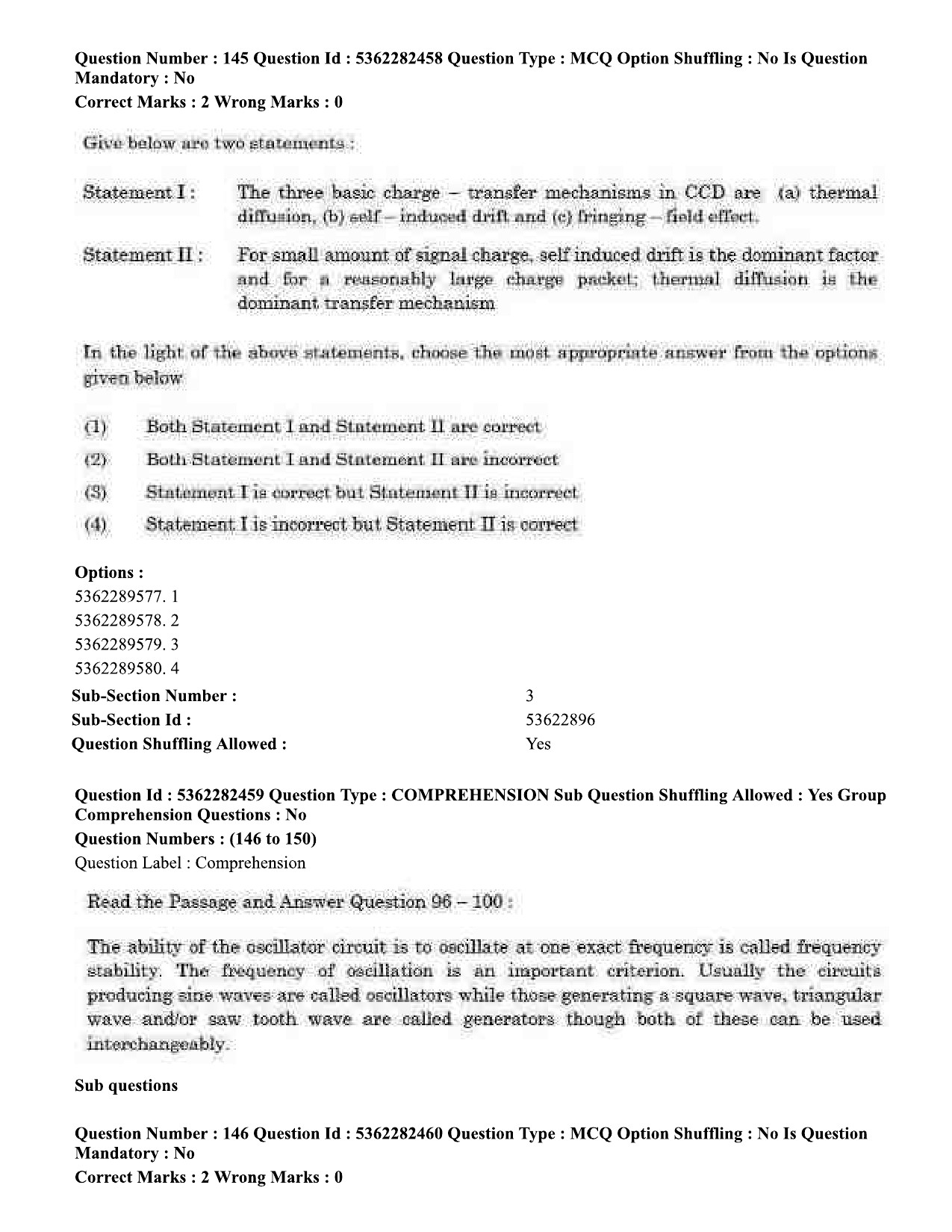 UGC NET Electronic Science Question Paper September 2020 159