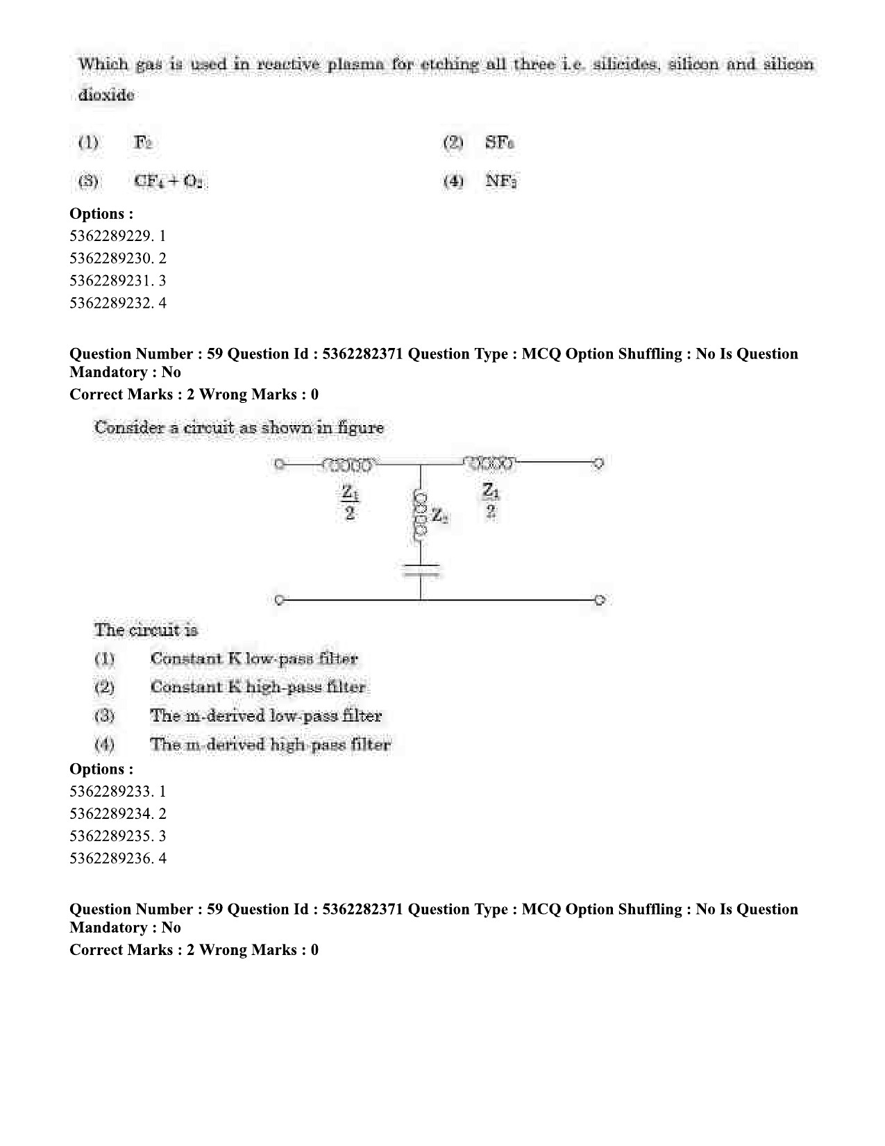 UGC NET Electronic Science Question Paper September 2020 56