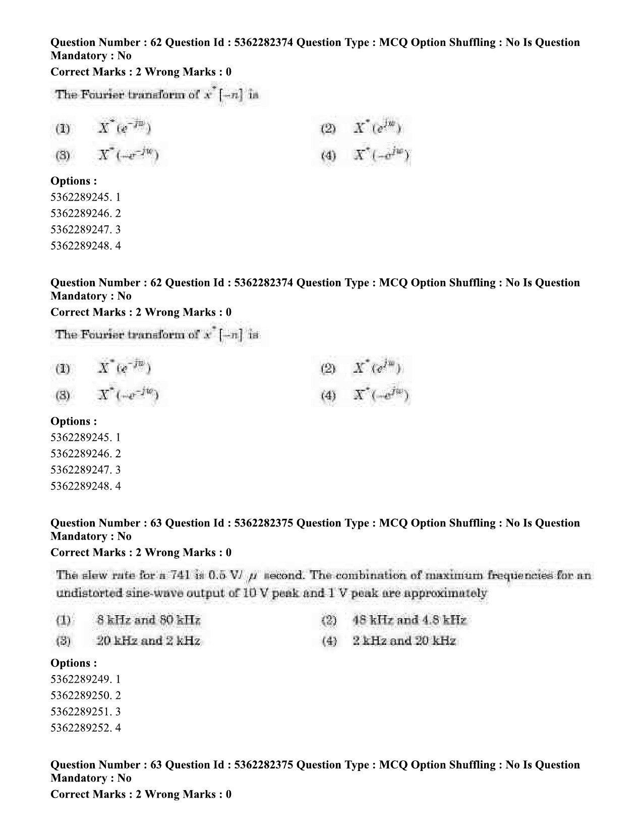 UGC NET Electronic Science Question Paper September 2020 59