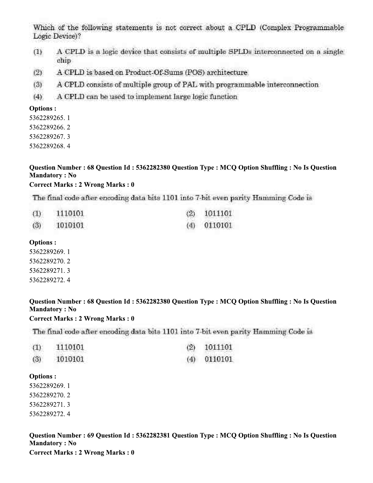 UGC NET Electronic Science Question Paper September 2020 63