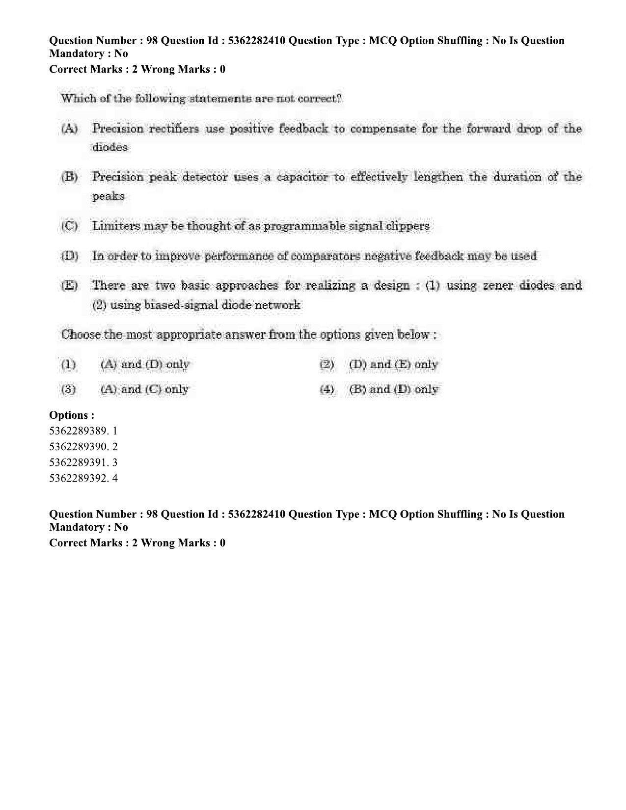 UGC NET Electronic Science Question Paper September 2020 94