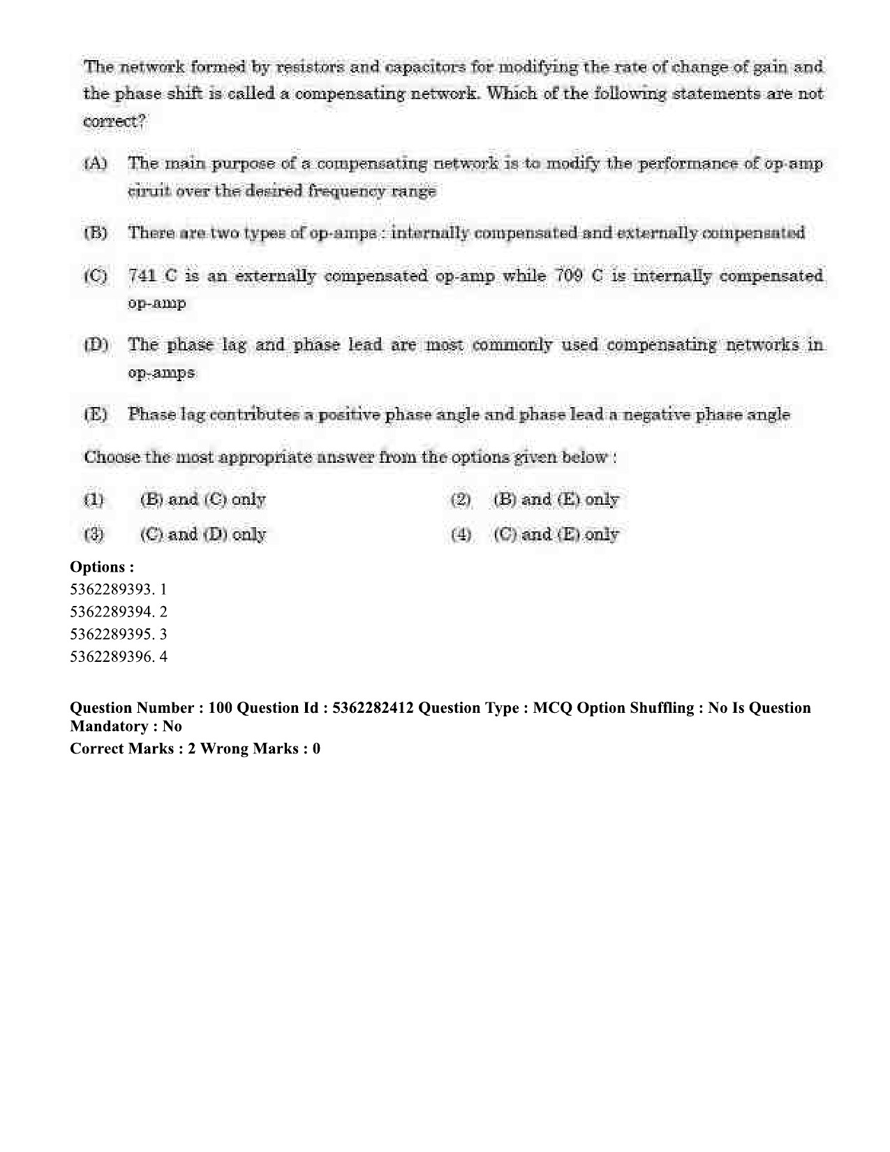 UGC NET Electronic Science Question Paper September 2020 97