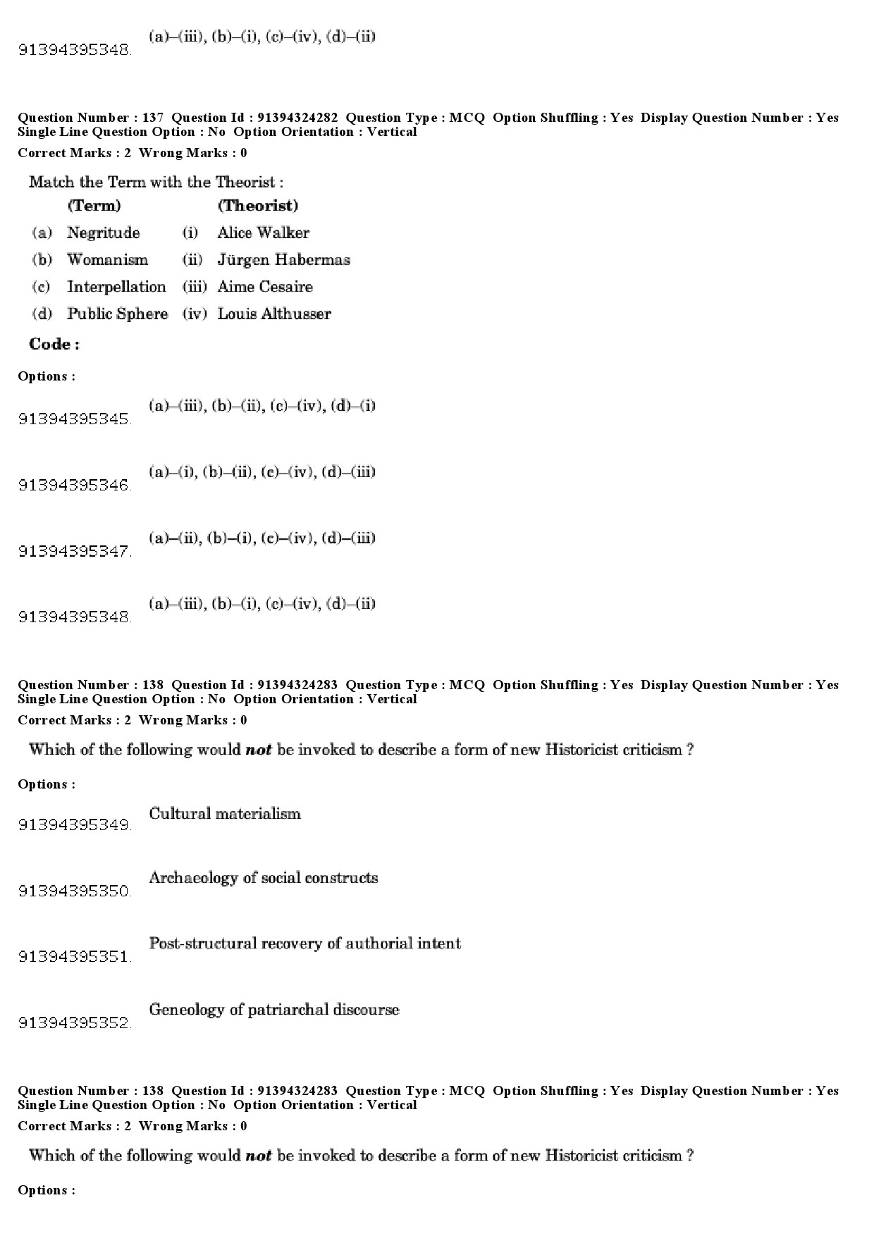 UGC NET English Question Paper December 2018 118