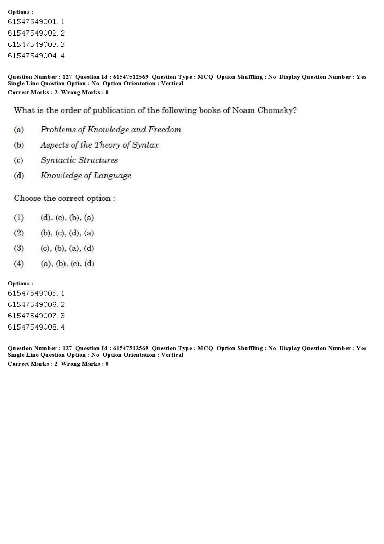 UGC NET English Question Paper December 2019 106