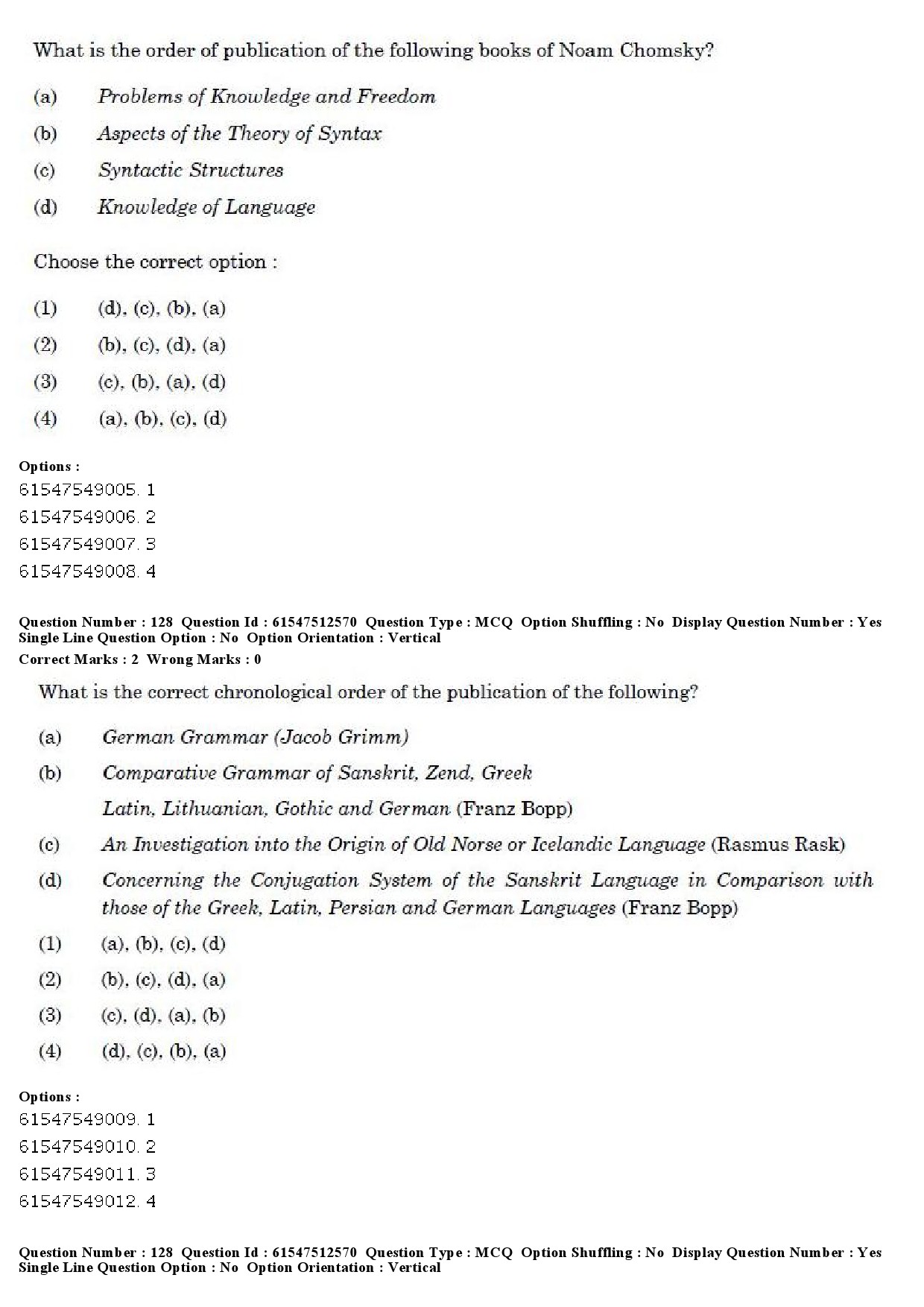 UGC NET English Question Paper December 2019 107