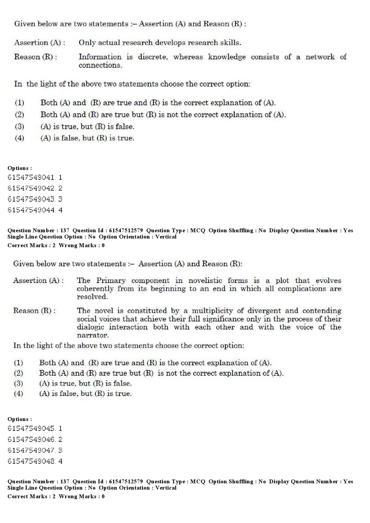 UGC NET English Question Paper December 2019 115