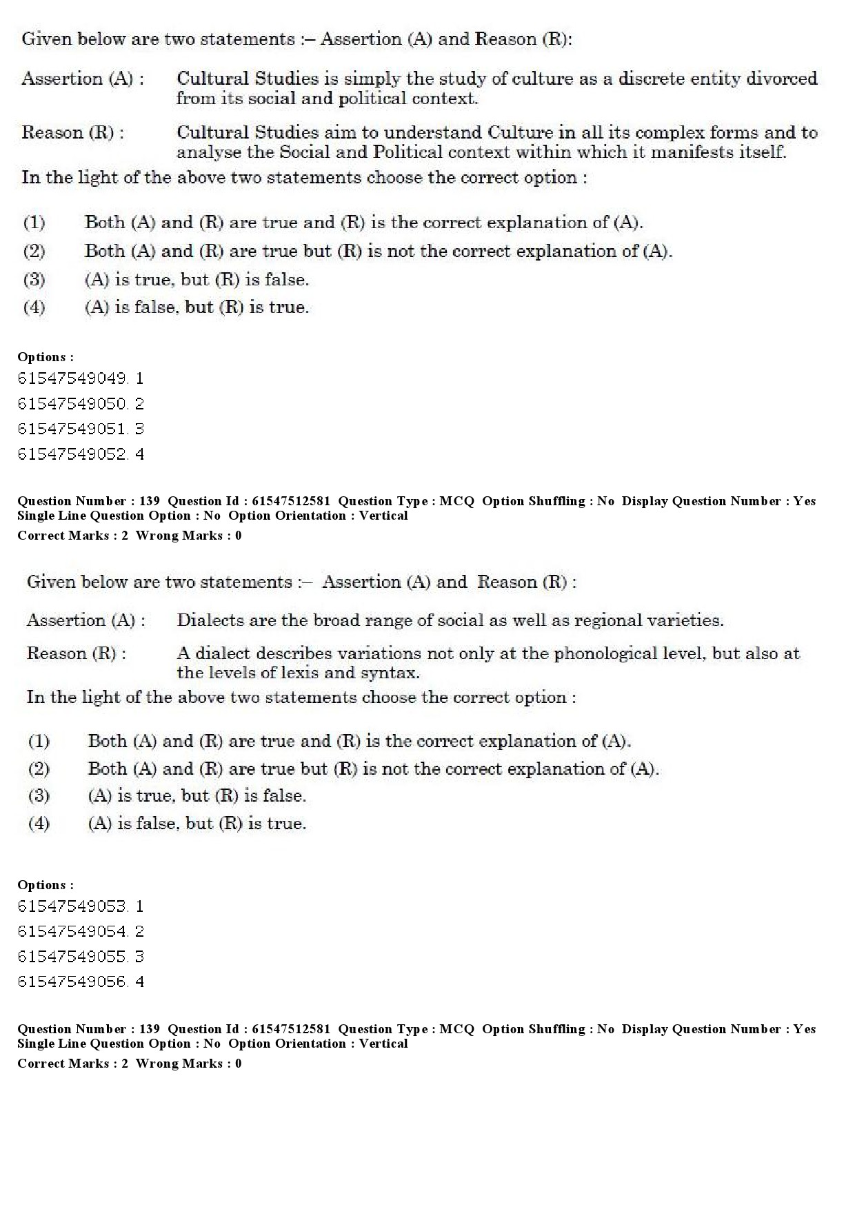 UGC NET English Question Paper December 2019 117