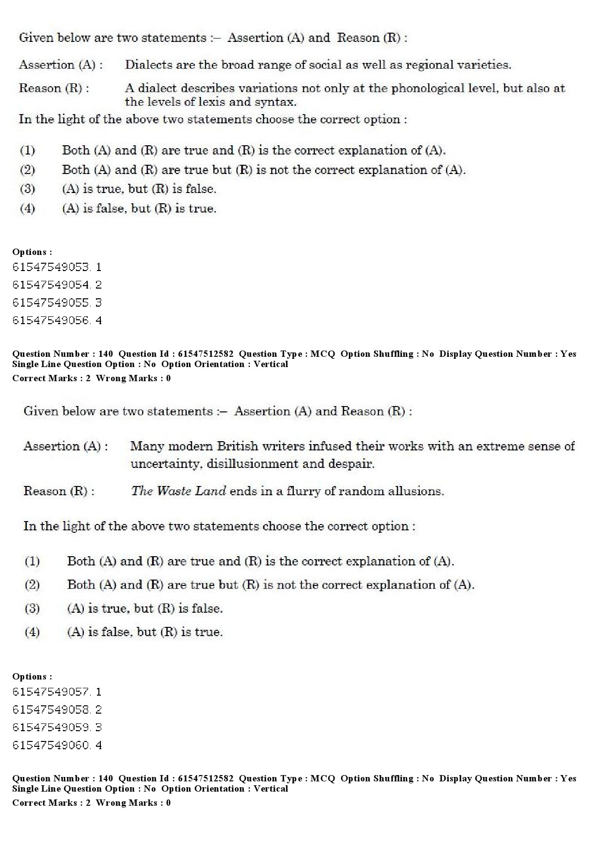 UGC NET English Question Paper December 2019 118