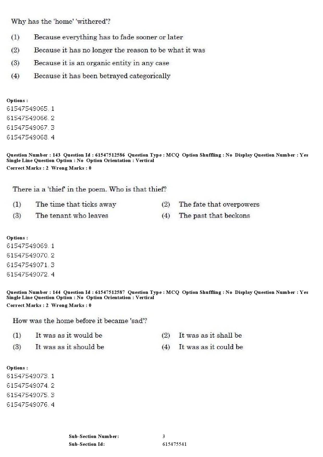 UGC NET English Question Paper December 2019 122