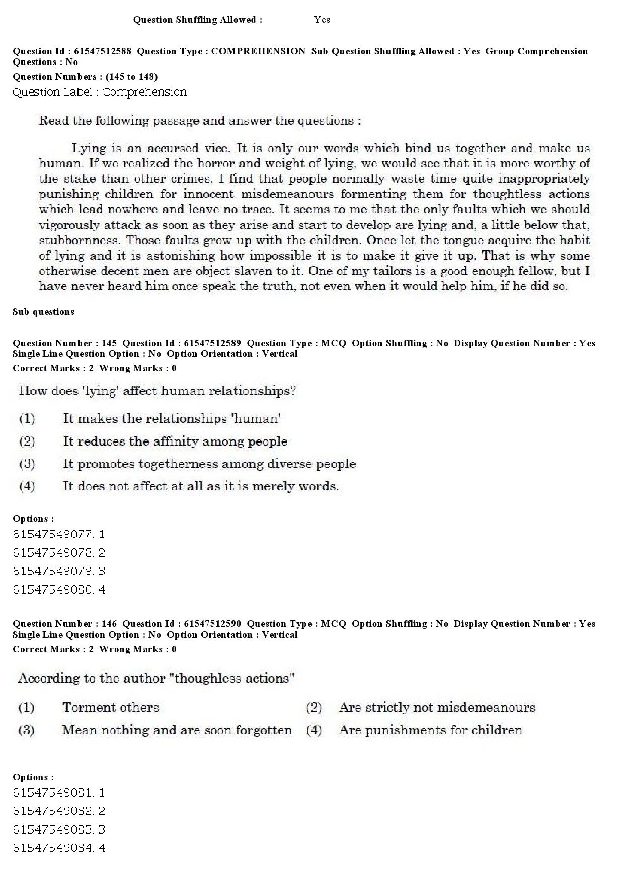 UGC NET English Question Paper December 2019 123