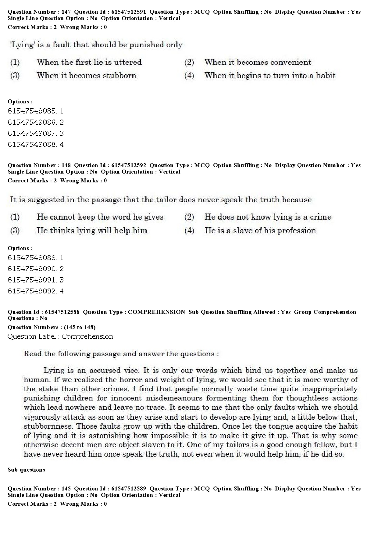 UGC NET English Question Paper December 2019 124