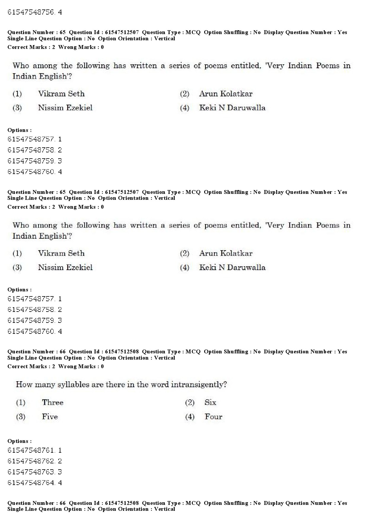 UGC NET English Question Paper December 2019 53