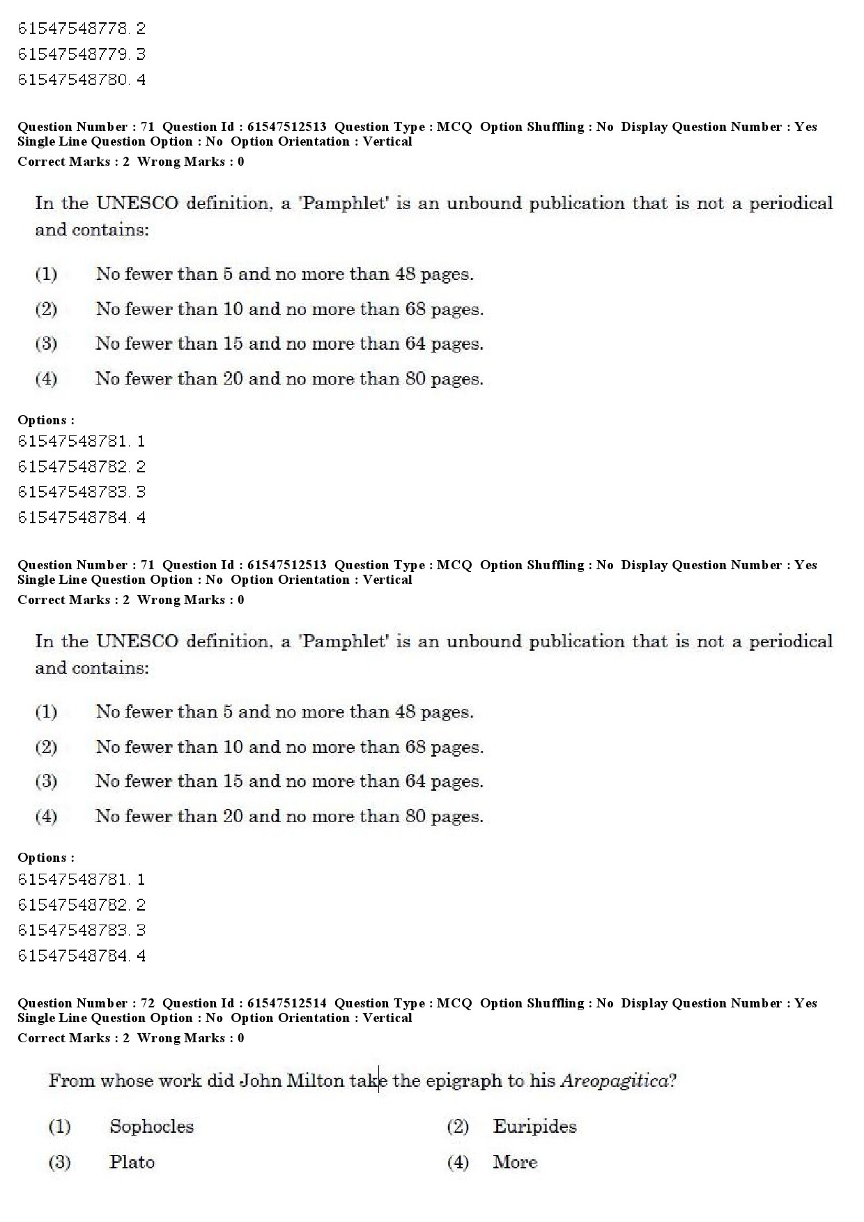 UGC NET English Question Paper December 2019 57