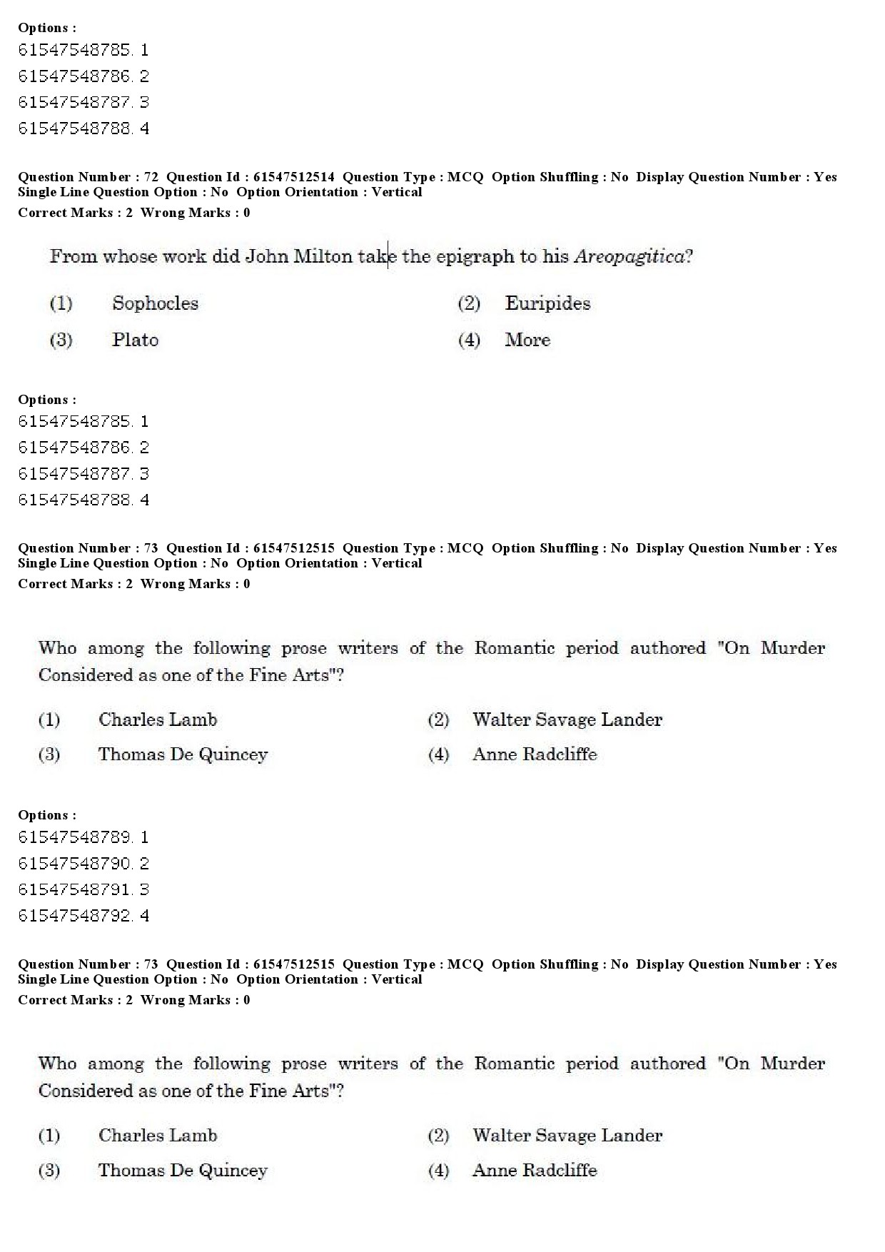 UGC NET English Question Paper December 2019 58