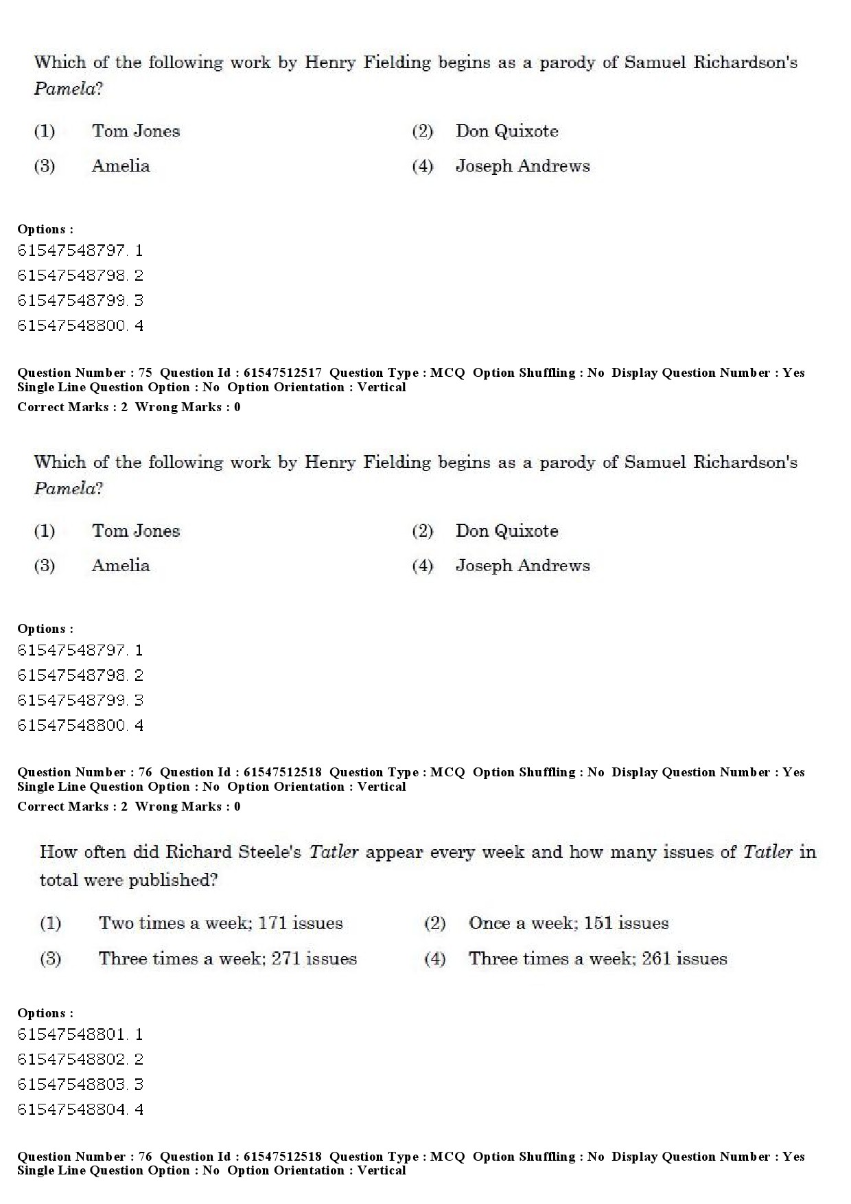 UGC NET English Question Paper December 2019 60