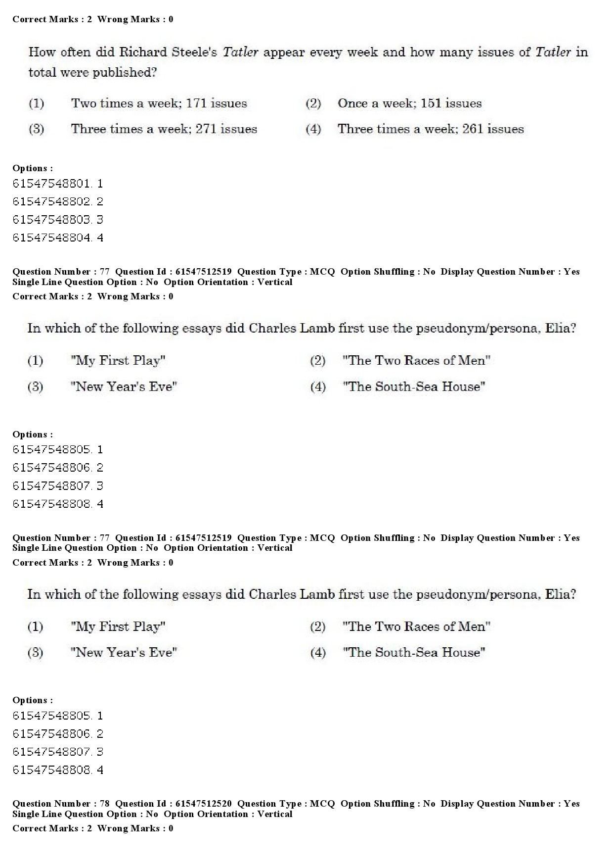 UGC NET English Question Paper December 2019 61