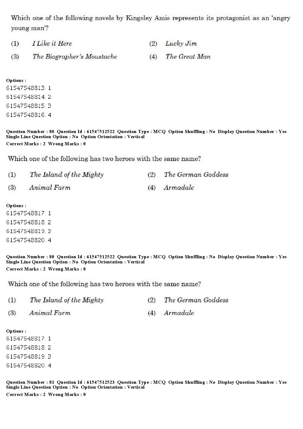 UGC NET English Question Paper December 2019 63