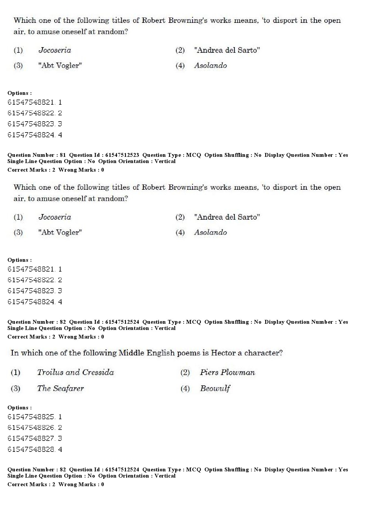 UGC NET English Question Paper December 2019 64