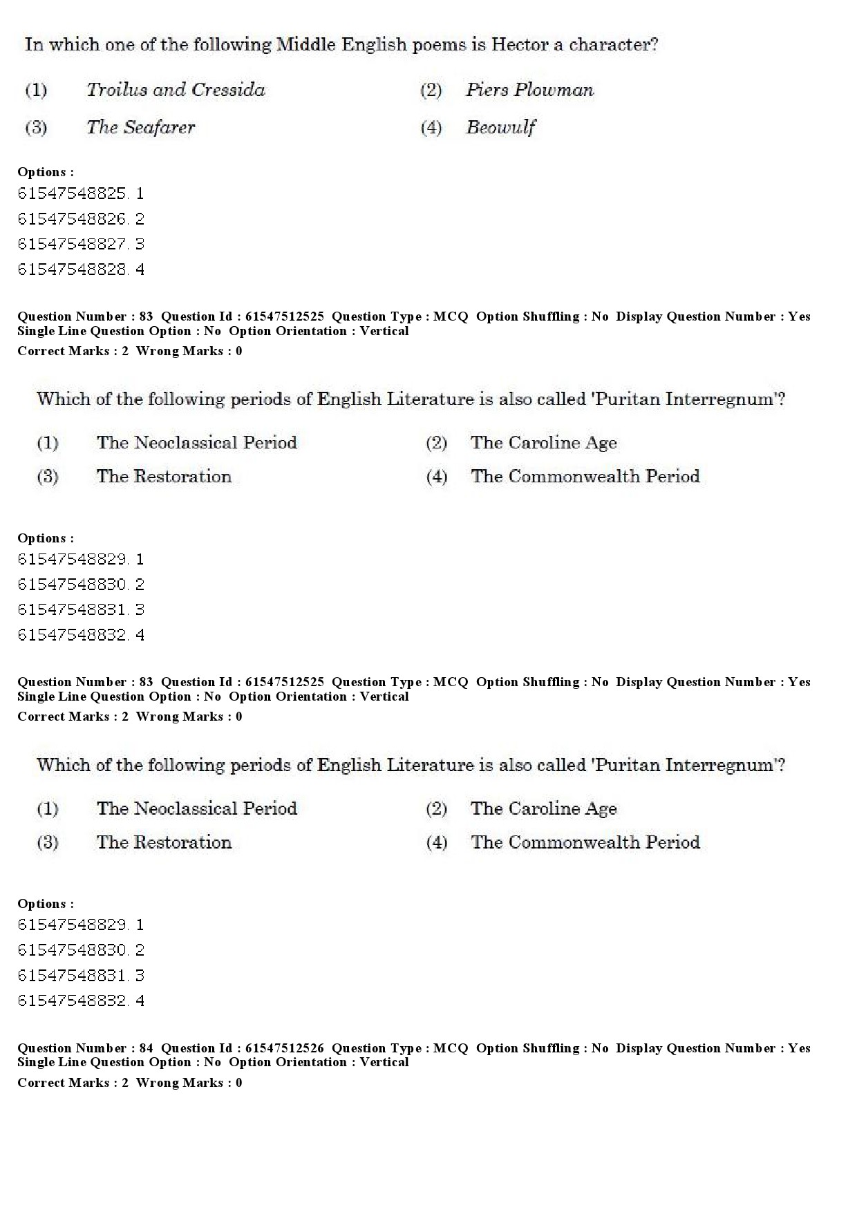 UGC NET English Question Paper December 2019 65