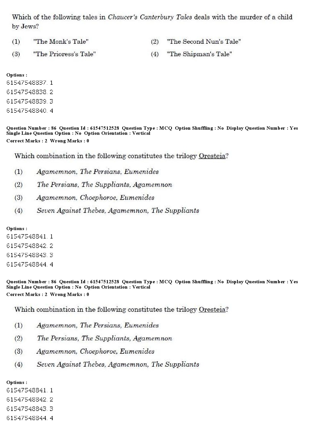 UGC NET English Question Paper December 2019 67