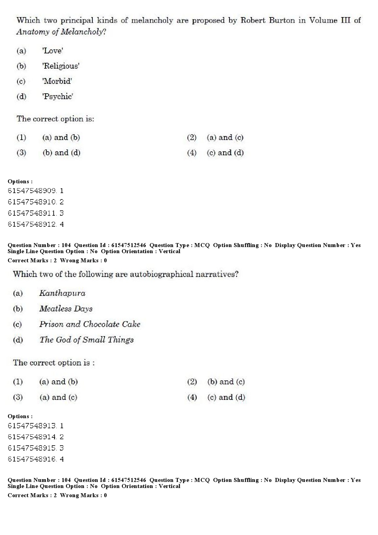 UGC NET English Question Paper December 2019 83